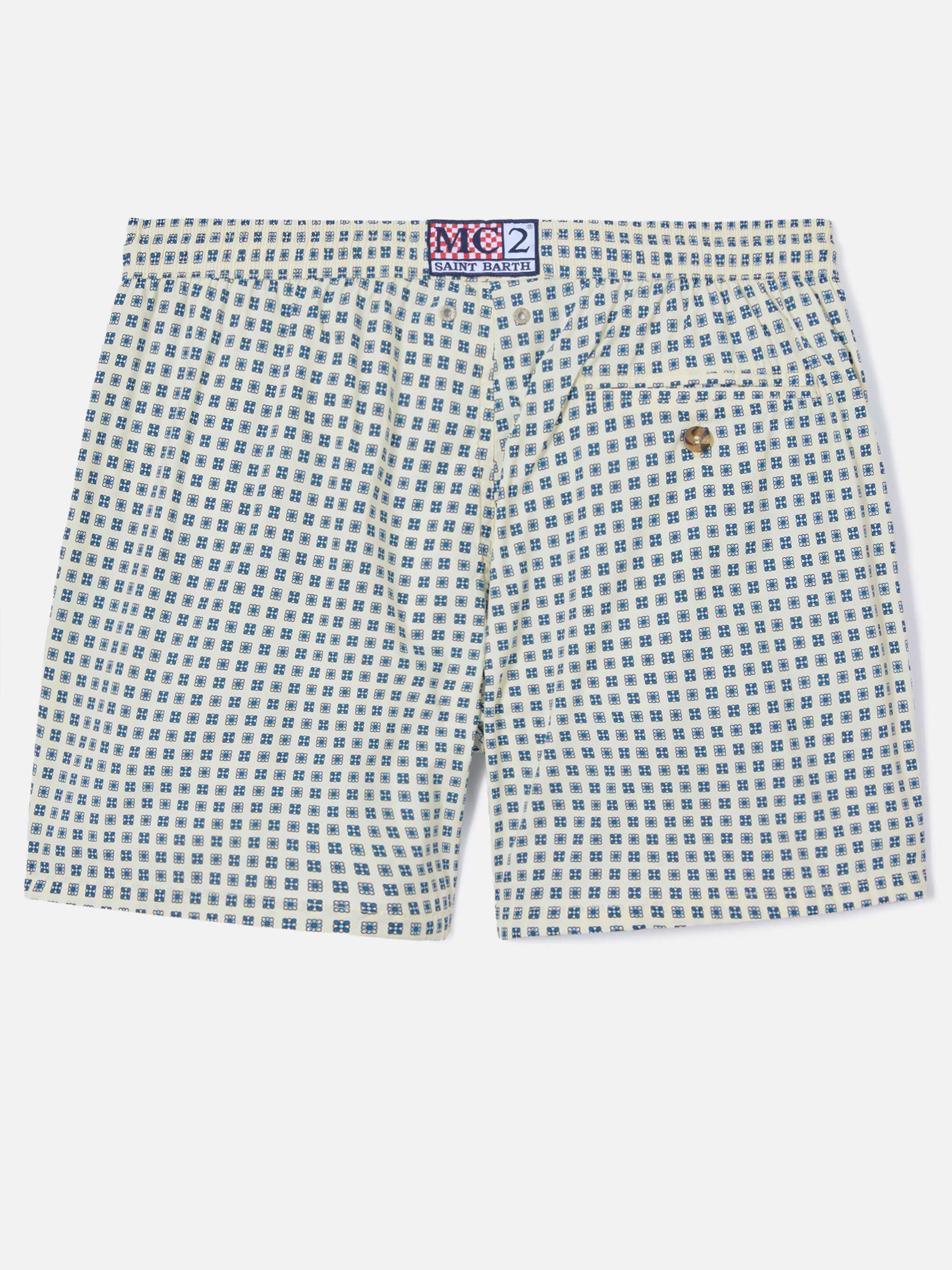 costume-mare-uomo-mc2-saint-barth-lighting-micro-bianco-stampa-geometrica-all-ov image 3