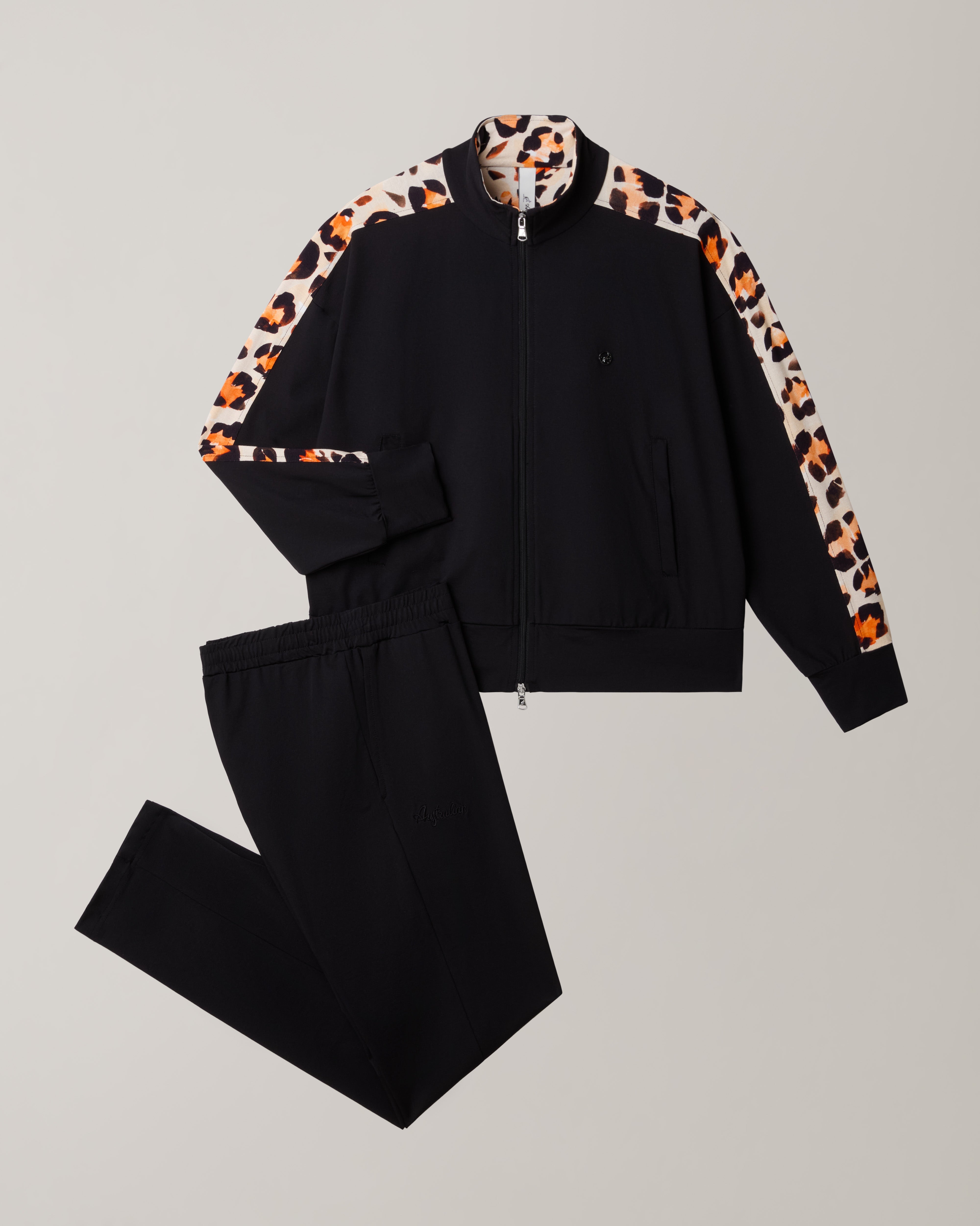 australian-urban-tracksuit-tuta-light-touch-nero-full-zip image 8