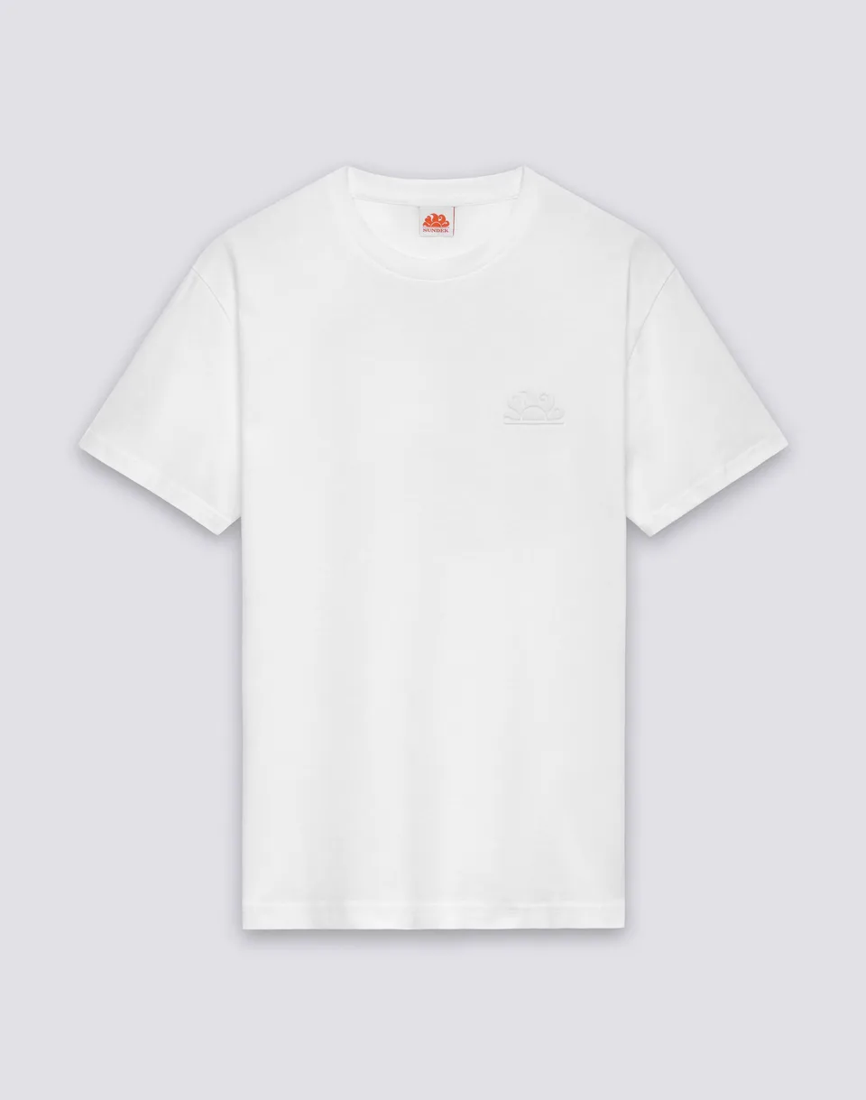 sundek-t-shirt-uomo-girocollo-logo-embossato image 1