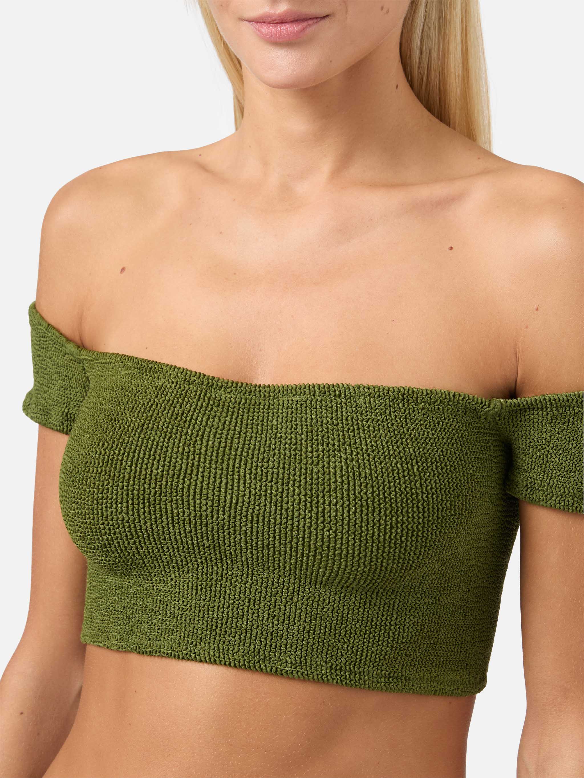 mc2-saint-barth-bikini-zena-marielle-a-due-pezzi-in-crinkle-verde-militare image 3