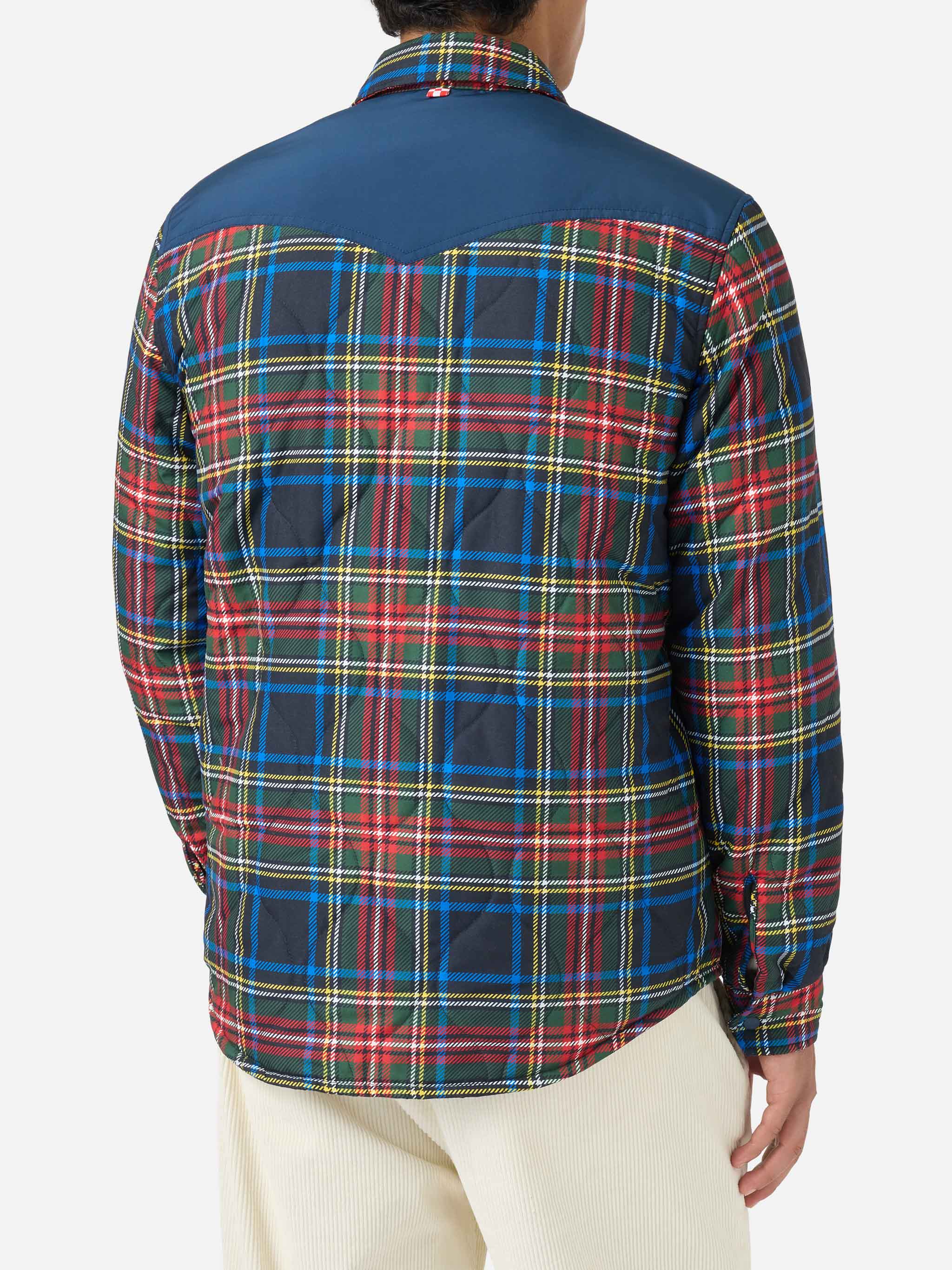 mc2-saint-barth-overshirt-imbottita-chalet-fantasia-tartan image 4