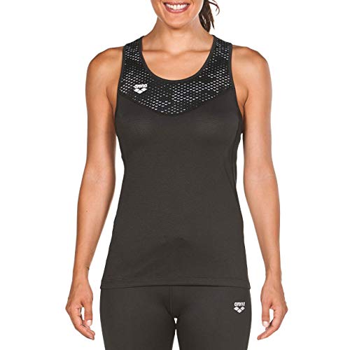arena-w-run-tank-top-canotta-donna-camou-black-white-xl image 8