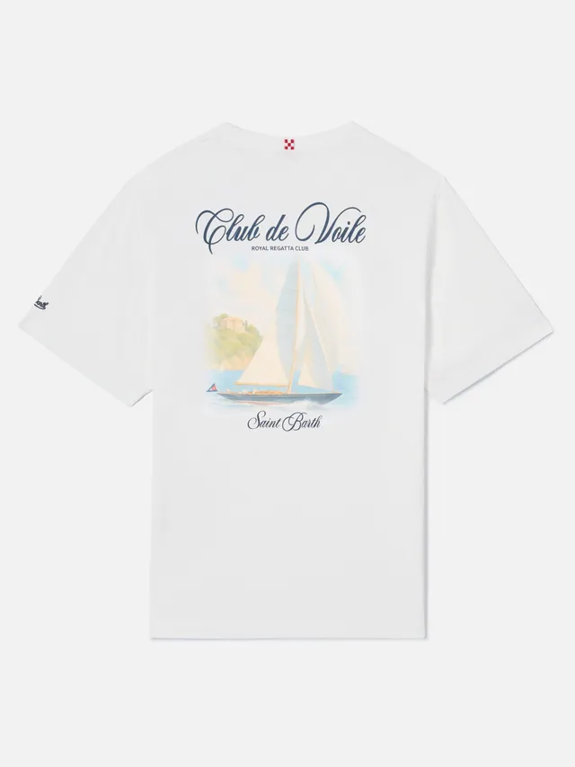 mc2-saint-barth-t-shirt-portland-bianca-con-stampa-club-de-voile-uomo image 1