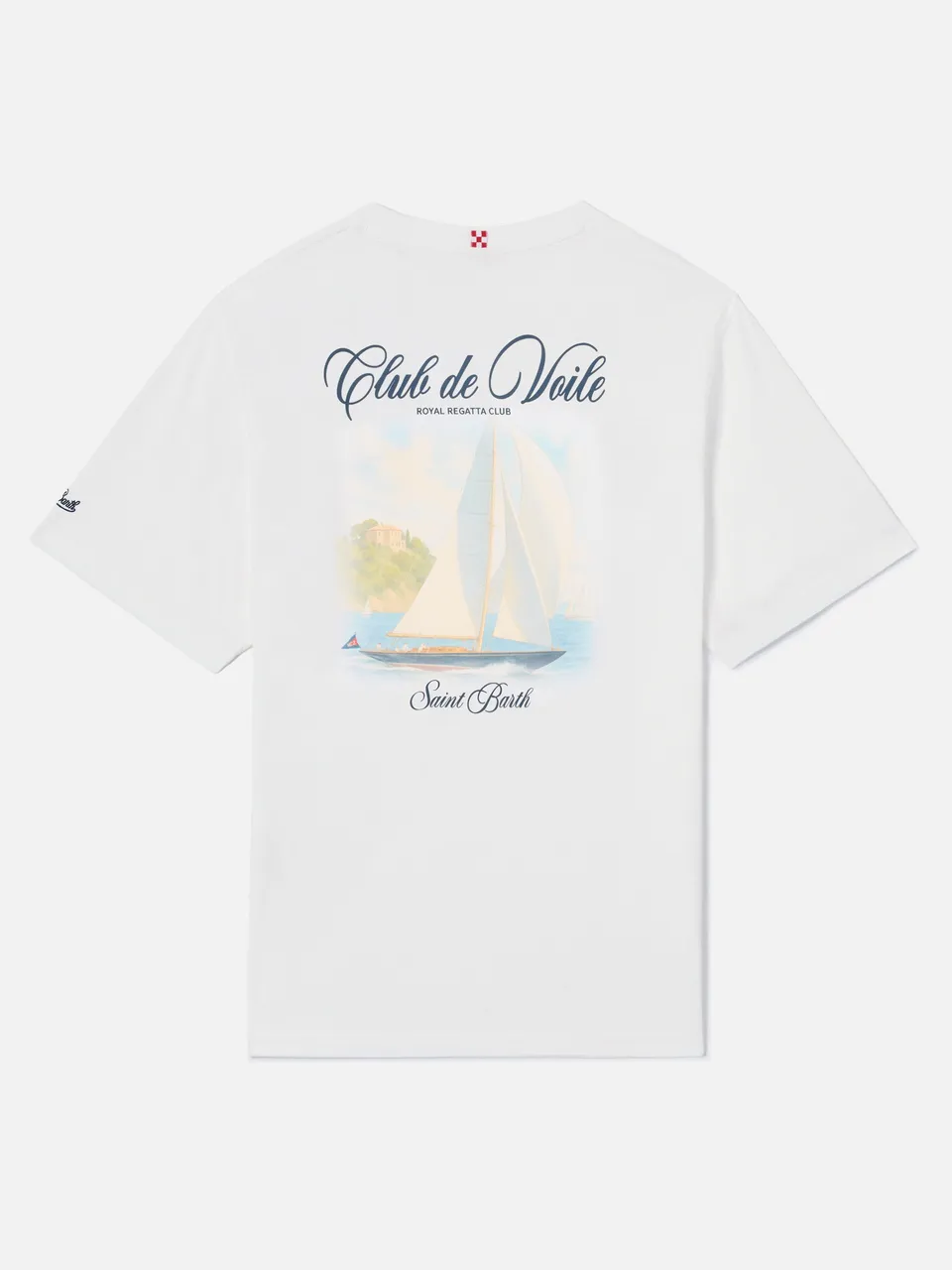 mc2-saint-barth-t-shirt-portland-bianca-con-stampa-club-de-voile-uomo image 1