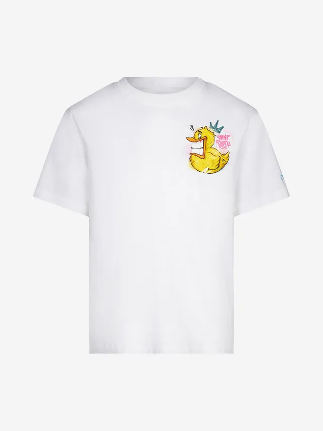 mc2-saint-barth-potofino-t-shirt-bambino-bianca-crypto-duck-puppets image 1