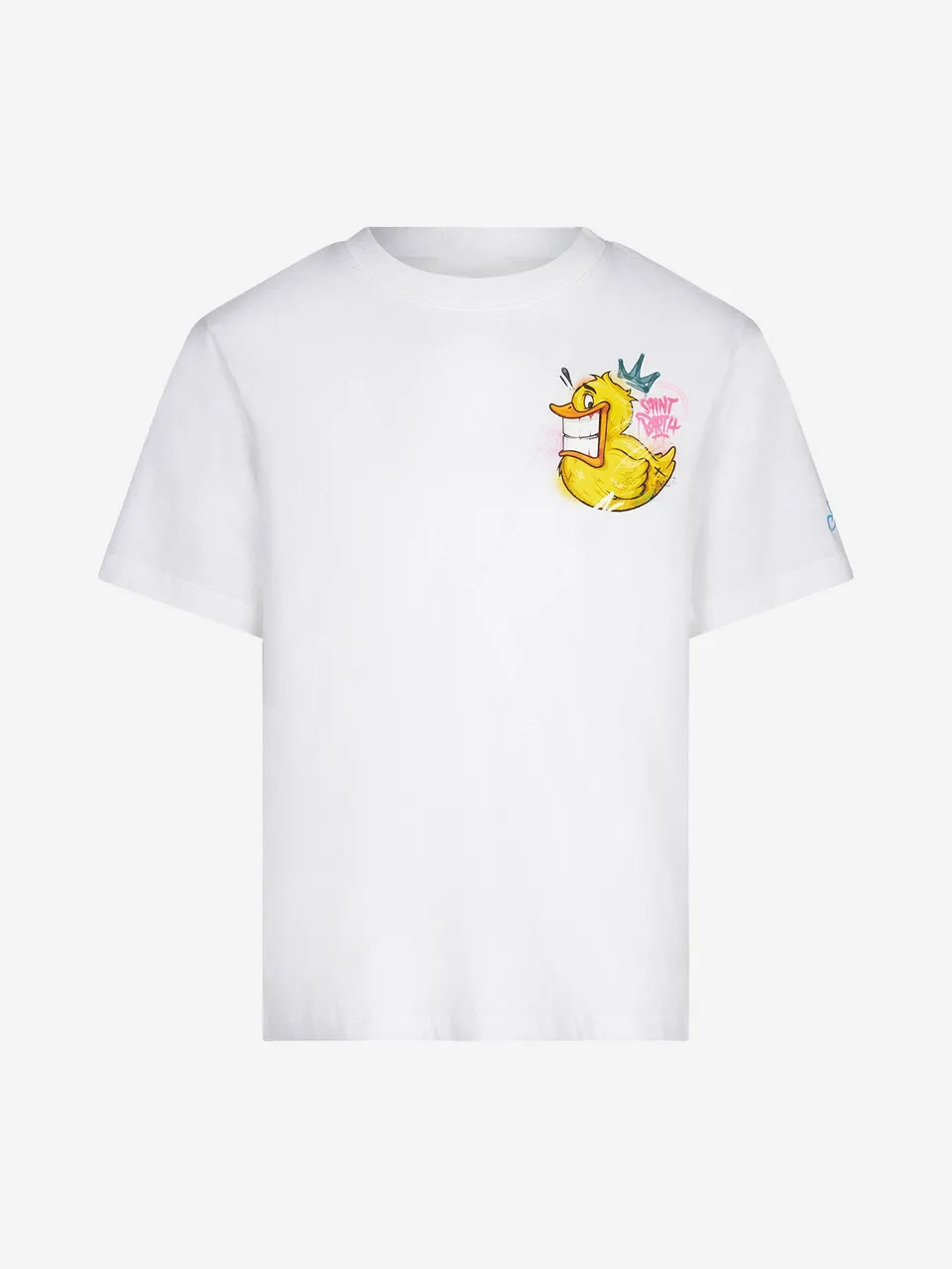 mc2-saint-barth-potofino-t-shirt-bambino-bianca-crypto-duck-puppets image 1