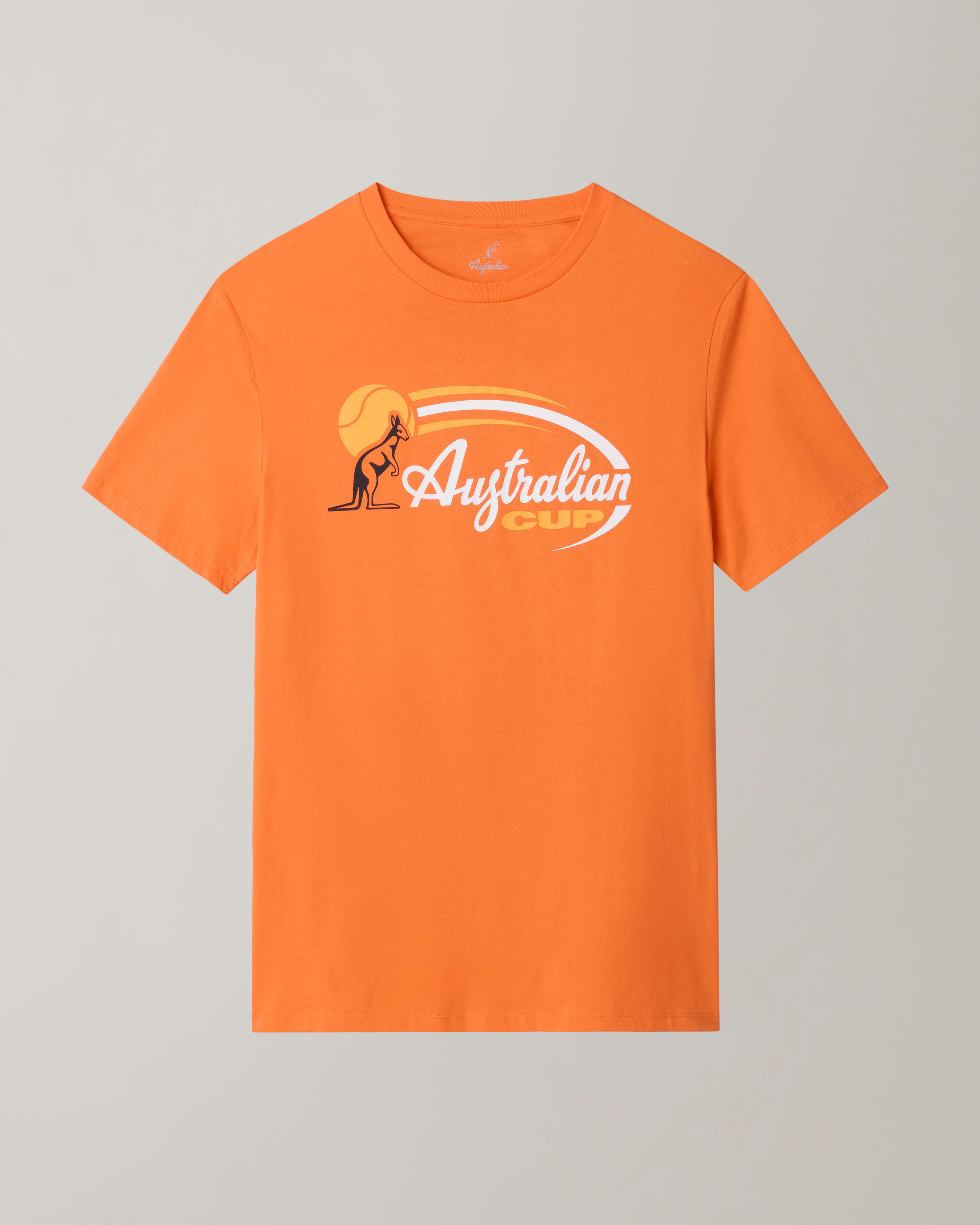 australian-league-australian-cup-t-shirt-cotone-arancio-acceso image 4