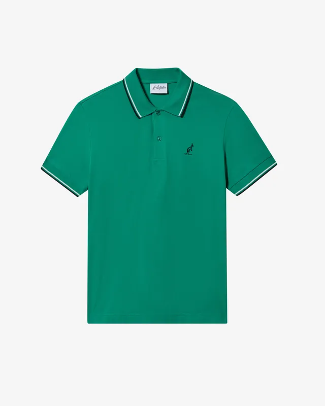 australian-2-stripes-polo-shirt-polo-slim-fit-sportswear image 1