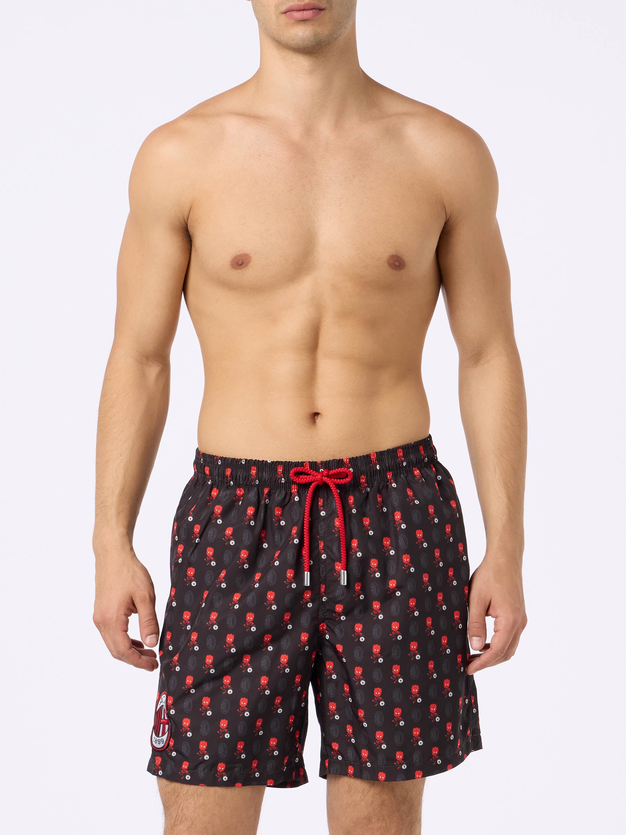 mc2-saint-barth-costume-lighting-special-edition-ac-milan-nero-rosso image 3