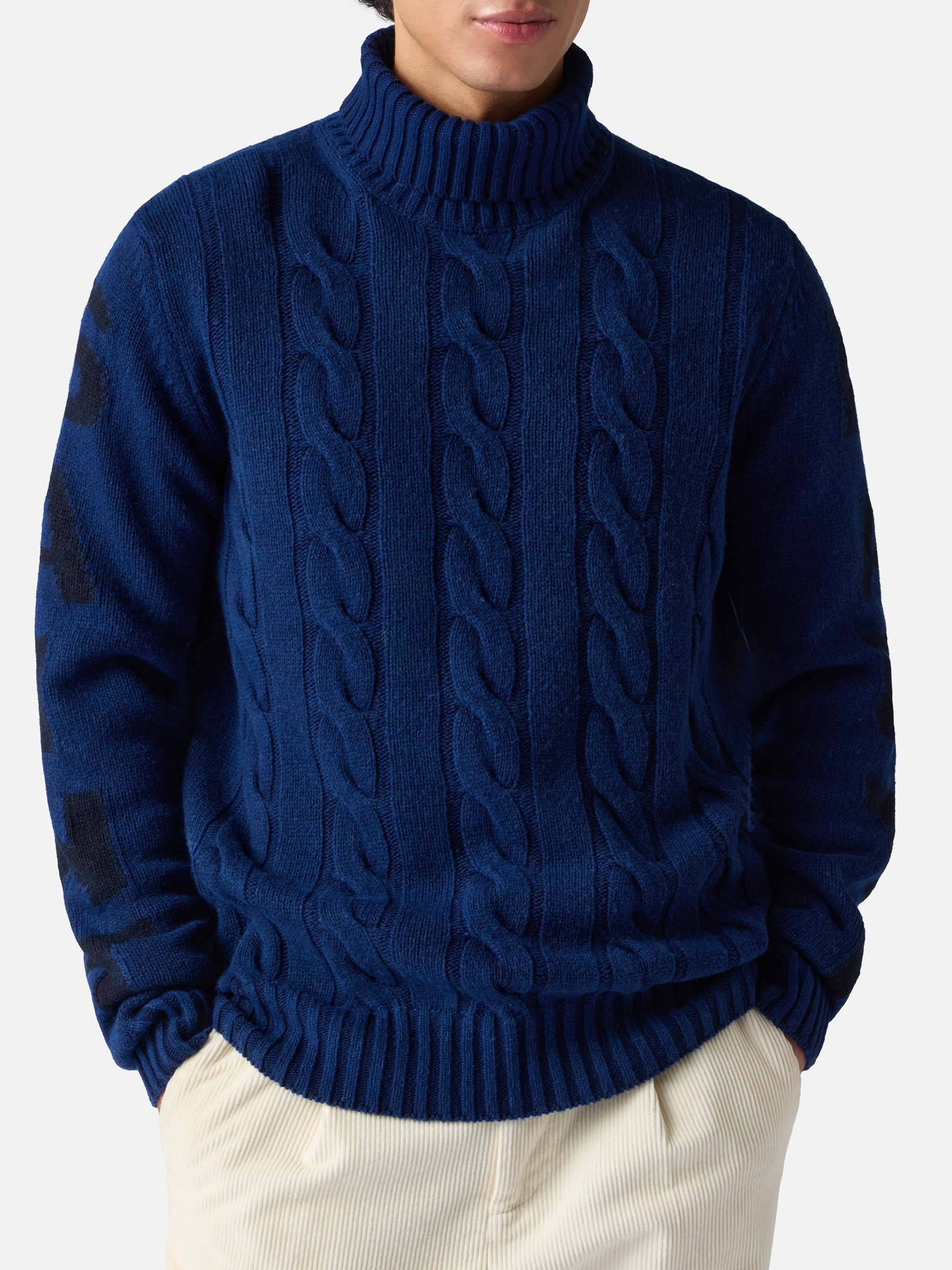 mc2-saint-barth-dolcevita-uomo-fisherman-trecce-blu-effetto-vintage image 1