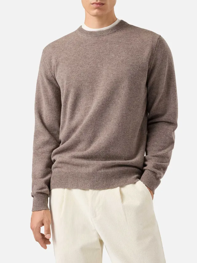mc2-saint-barth-maglione-uomo-regent-in-100-lambswool-nocciola image 1