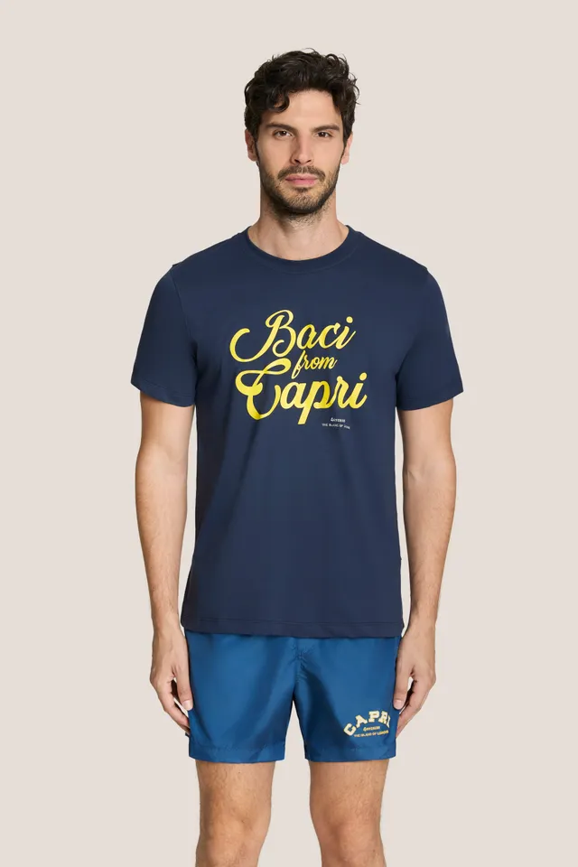 4giveness-t-shirt-jersey-stampa-baci-from-capri-uomo image 1