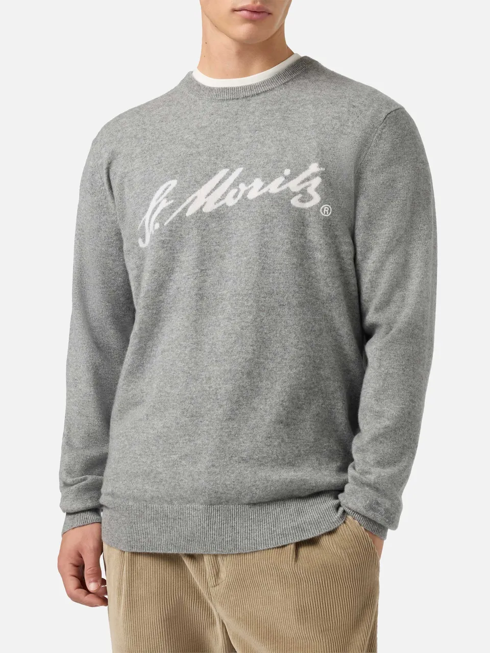 mc2-saint-barth-maglione-heron-light-in-100-cashmere-grigio-con-intarsio-st-mori image 1