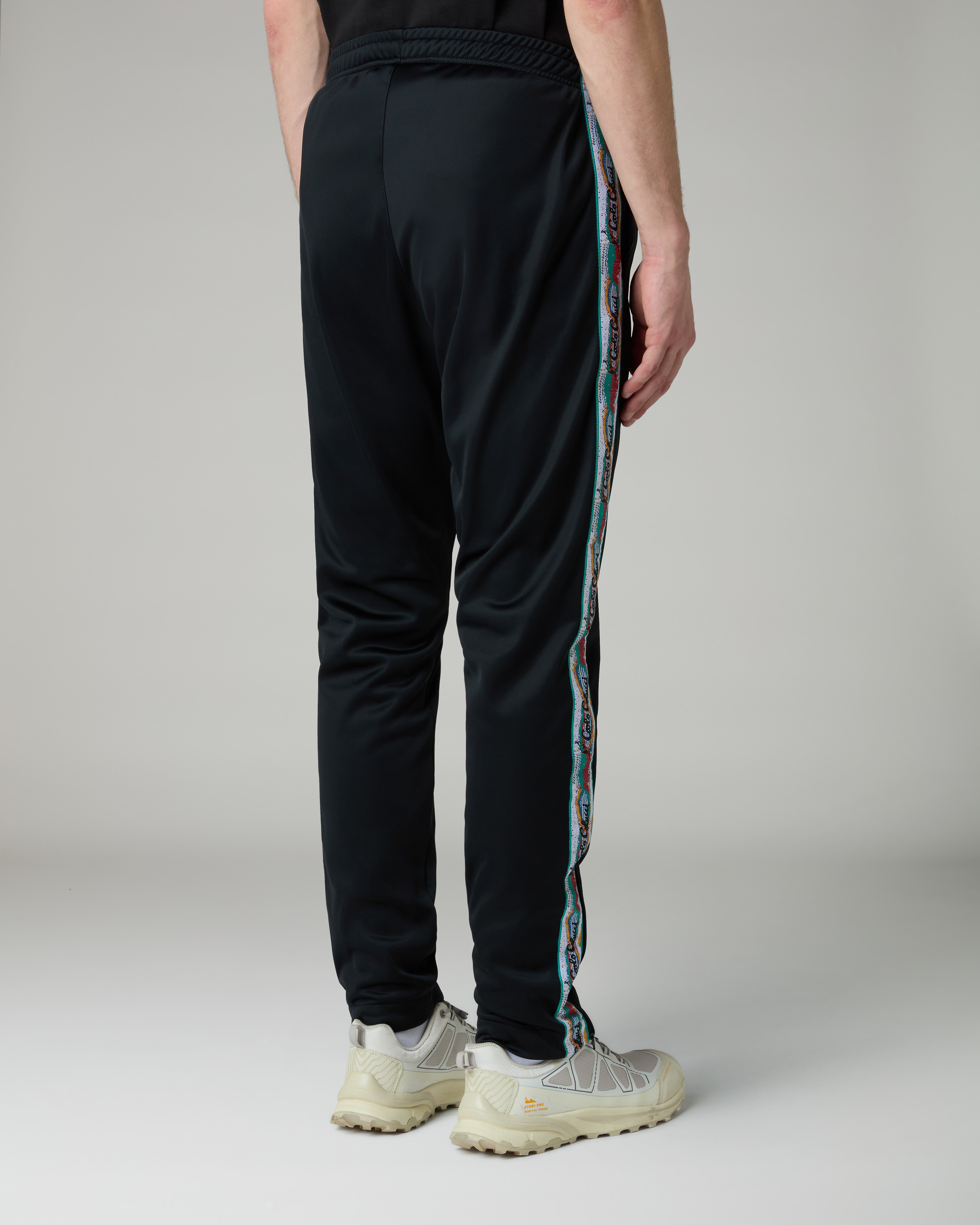 australian-color-tape-track-pant-pantalone-tuta-in-acetato-nero-slim image 3
