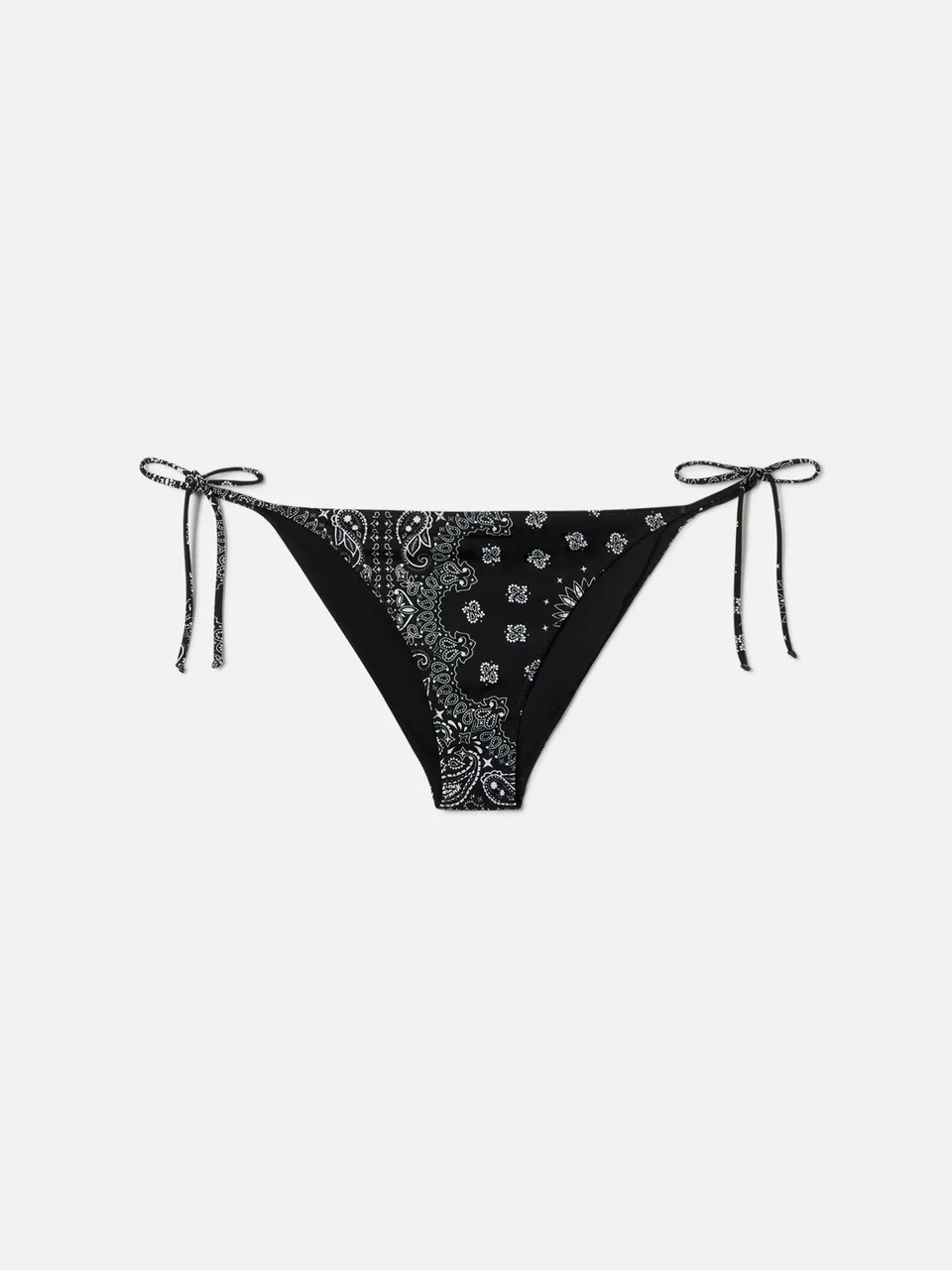 mc2-saint-barth-virgo-slip-mare-donna-stampa-bandana-nero image 1