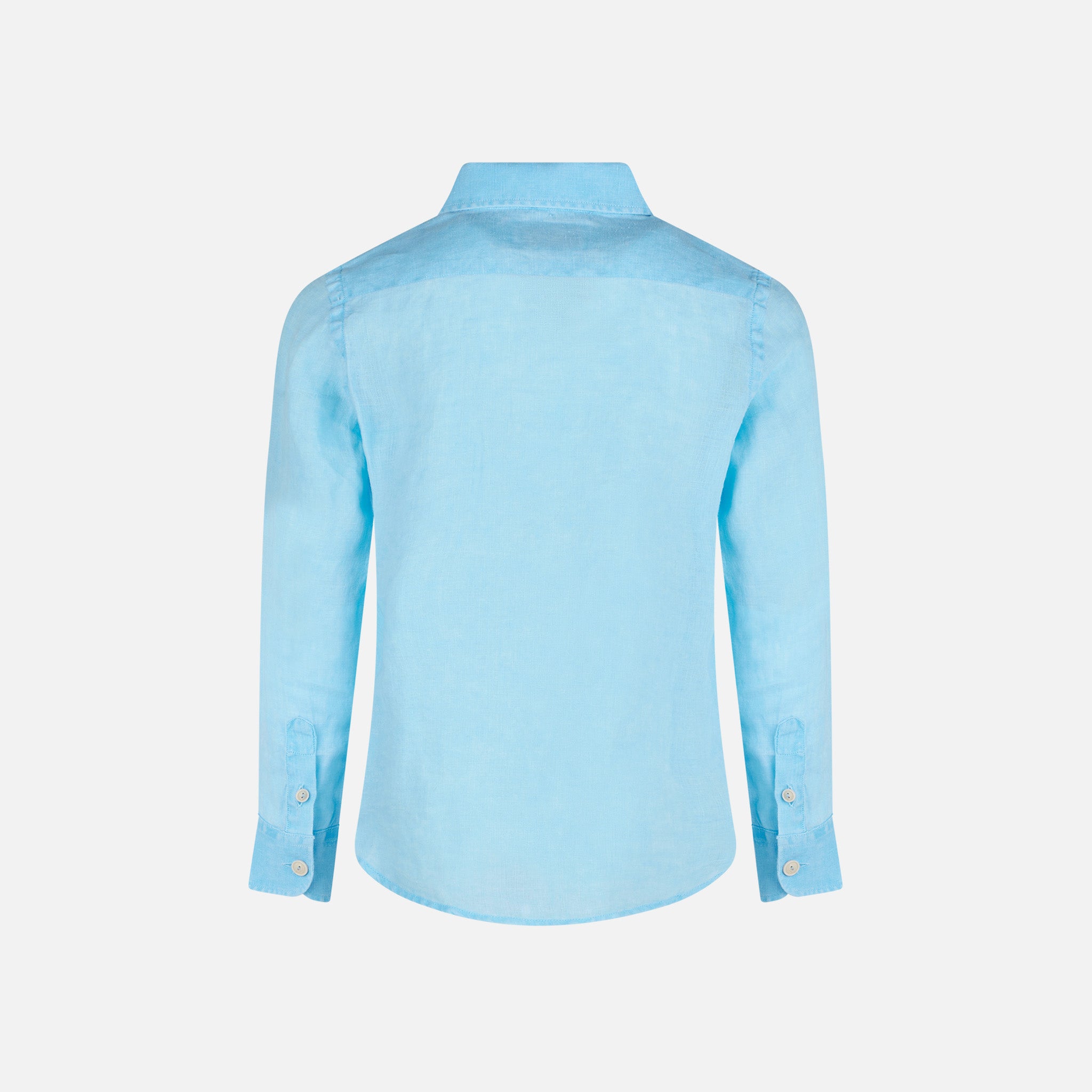 mc2-saint-barth-camicia-bambino-in-lino-azzurro-acqua-maniche-lunghe image 3