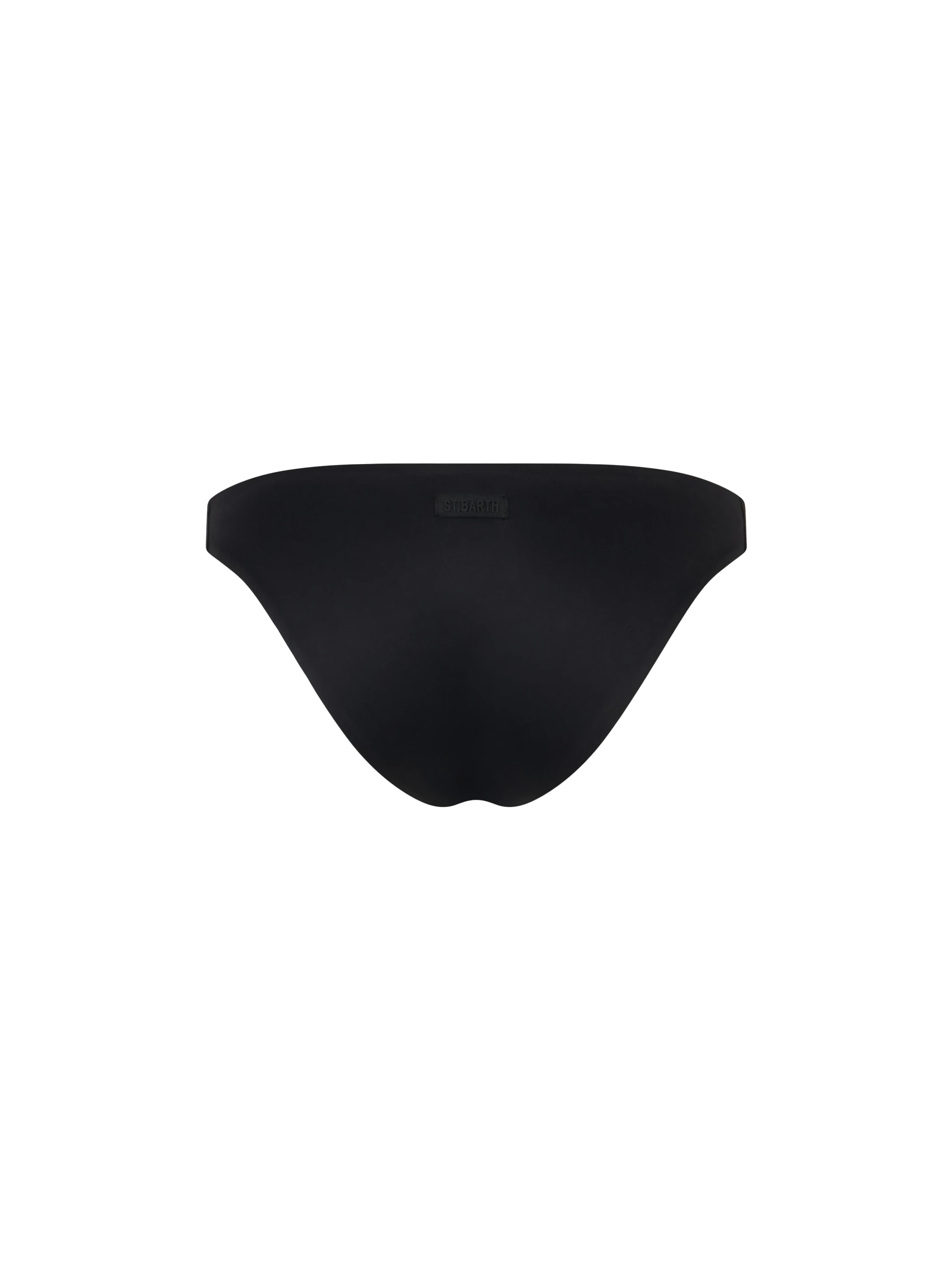 mc2-saint-barth-slip-mare-reanna-donna-nero-tinta-unita-con-termosaldature image 2