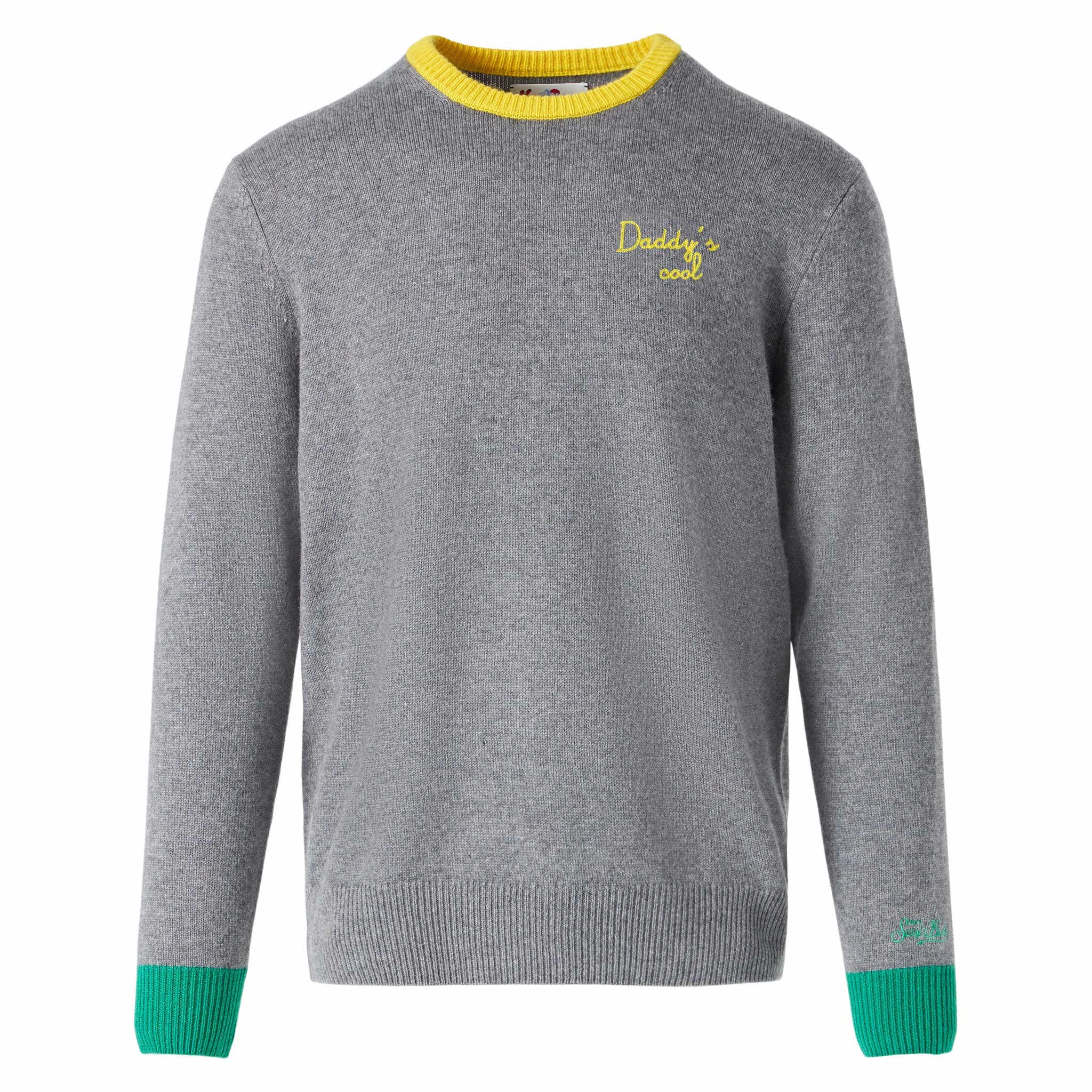 mc2-saint-barth-maglione-heron-girocollo-in-misto-cashmere-con-ricamo-daddy-s-co image 3