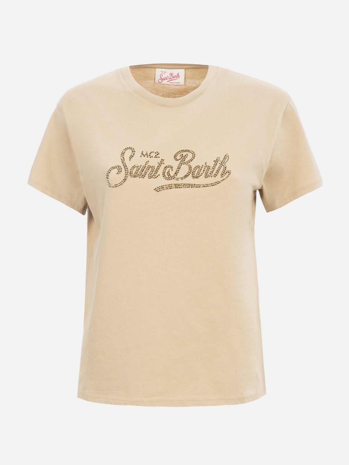 mc2-saint-barth-emilie-t-shirt-donna-cotone-bianco-con-strass image 4