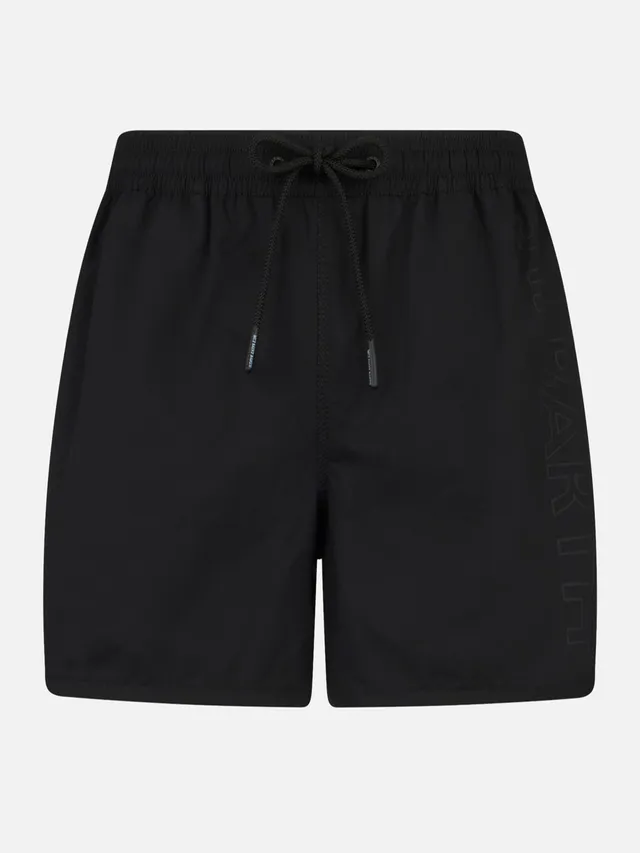 mc2-saint-barth-costume-mare-uomo-nero-con-logo-laterale-a-contrasto image 1