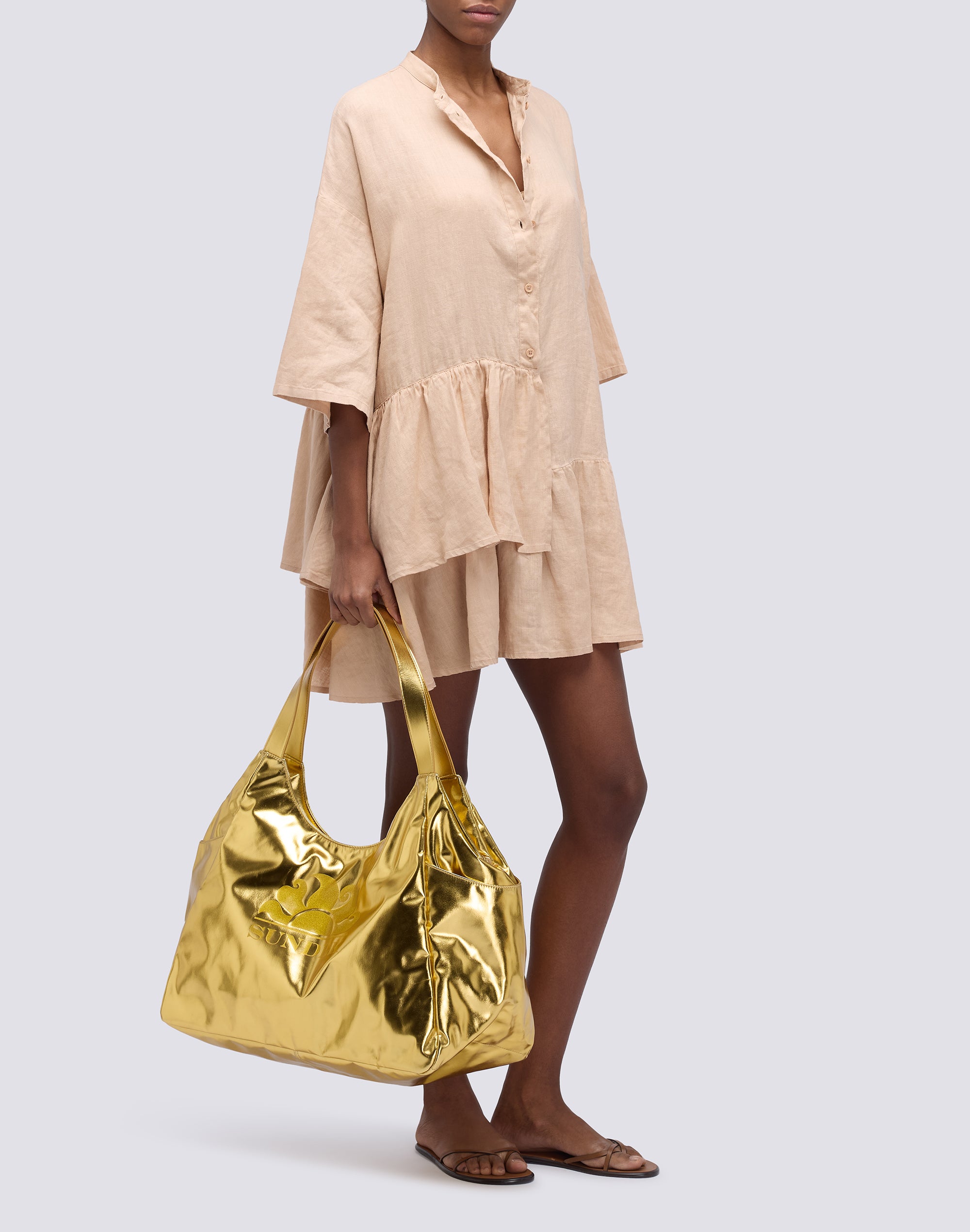 sundek-borsa-shopper-laminata-con-logo image 5
