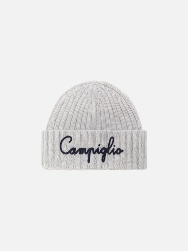 mc2-saint-barth-wengen-berretto-misto-cashmere-grigio-con-ricamo-campiglio image 1