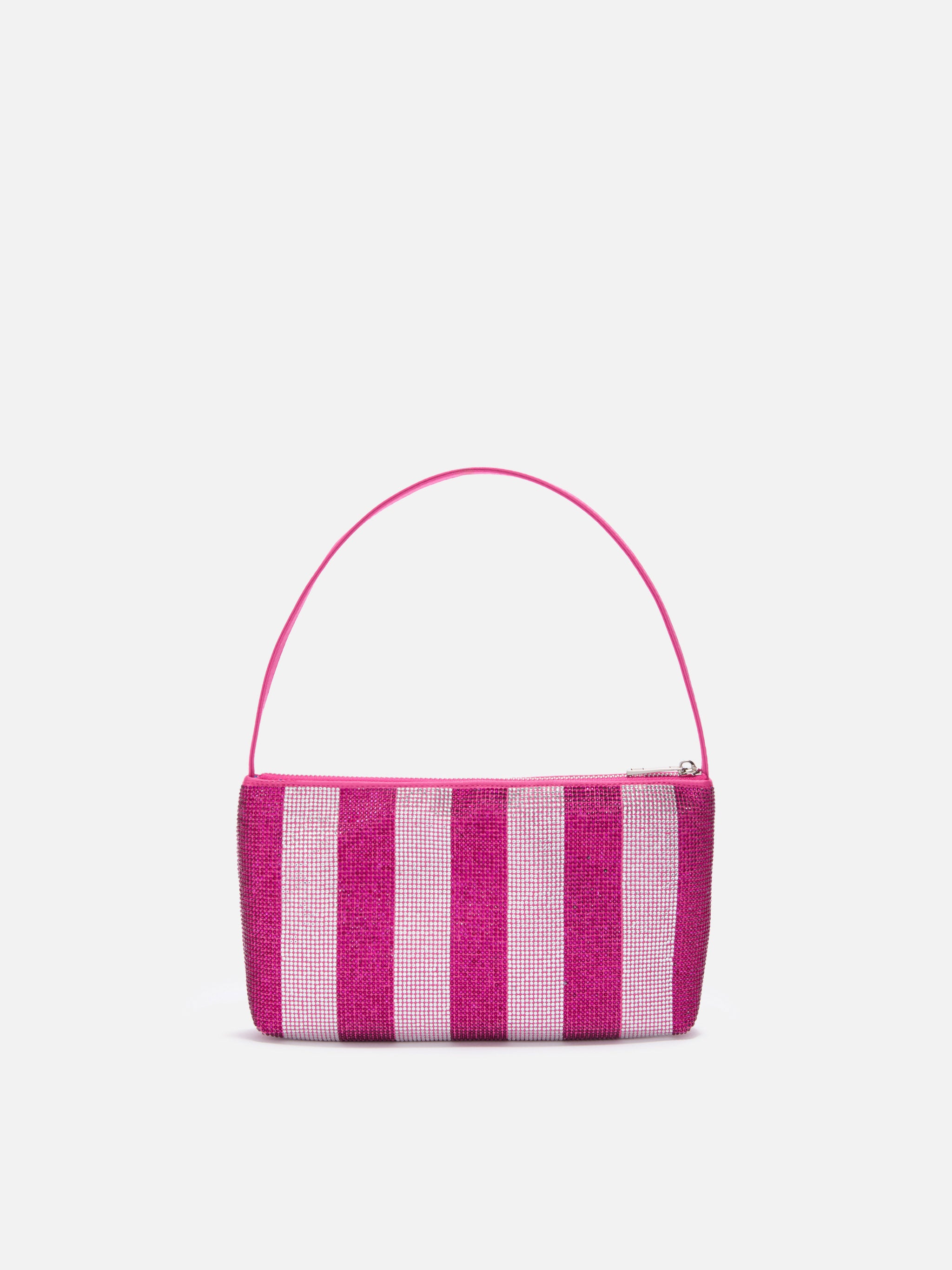 mc2-saint-barth-mini-bag-strassy-con-strass-rosa-e-argento image 4