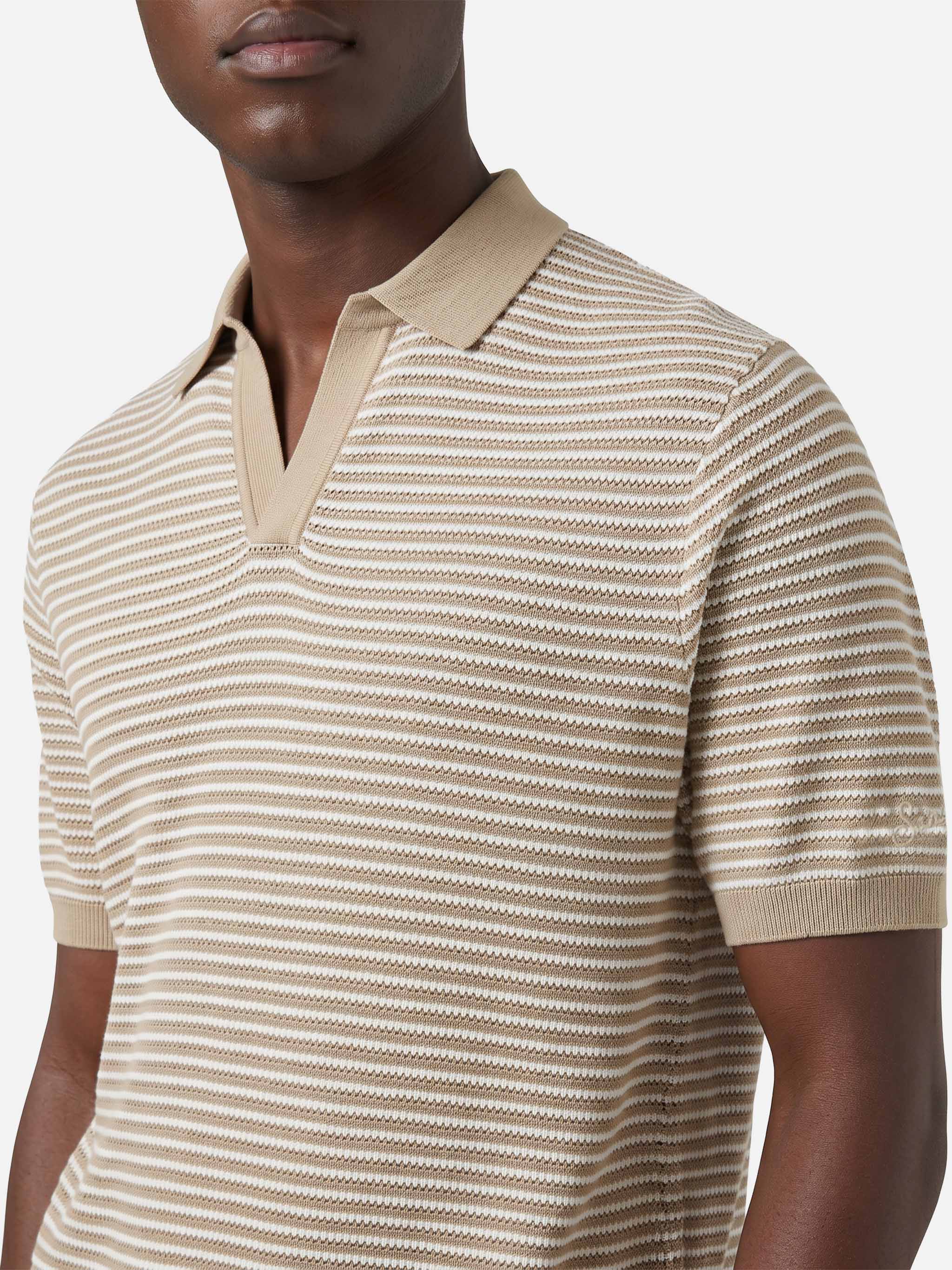 mc2-saint-barth-sloan-polo-uomo-in-cotone-high-twist-a-righe-beige image 2
