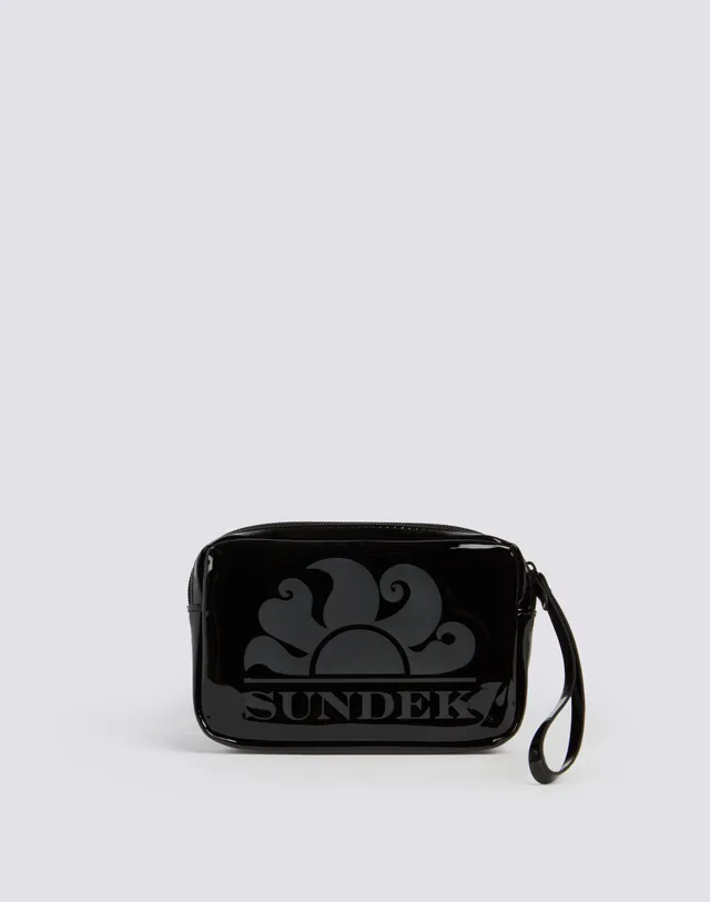 sundek-boston-pochette-shiny-da-donna-con-zip-e-asola-passamano image 1