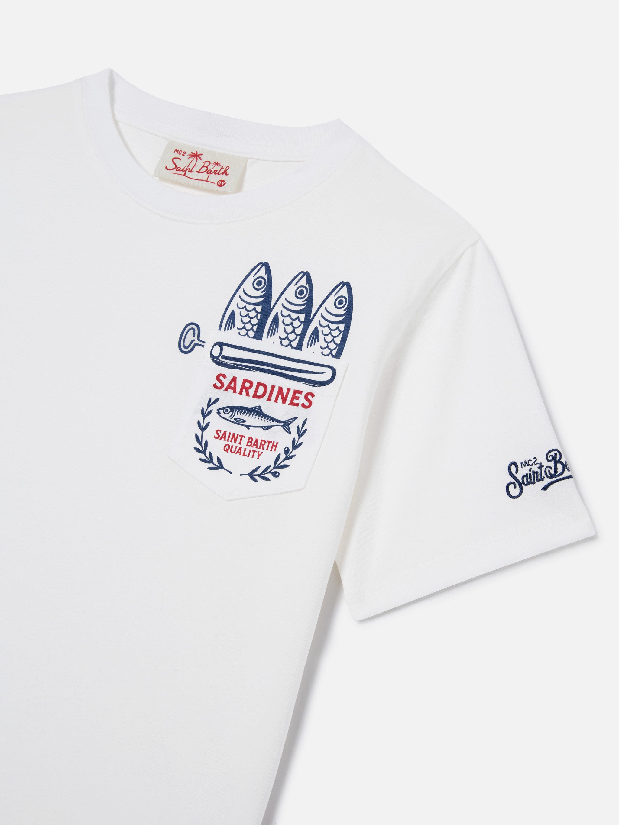 mc2-saint-barth-t-shirt-eddy-bambino-cotone-bianco-sardines image 3