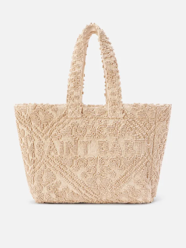 mc2-saint-barth-borsa-tufting-tufb0001-in-cotone-beige-e-avorio image 1