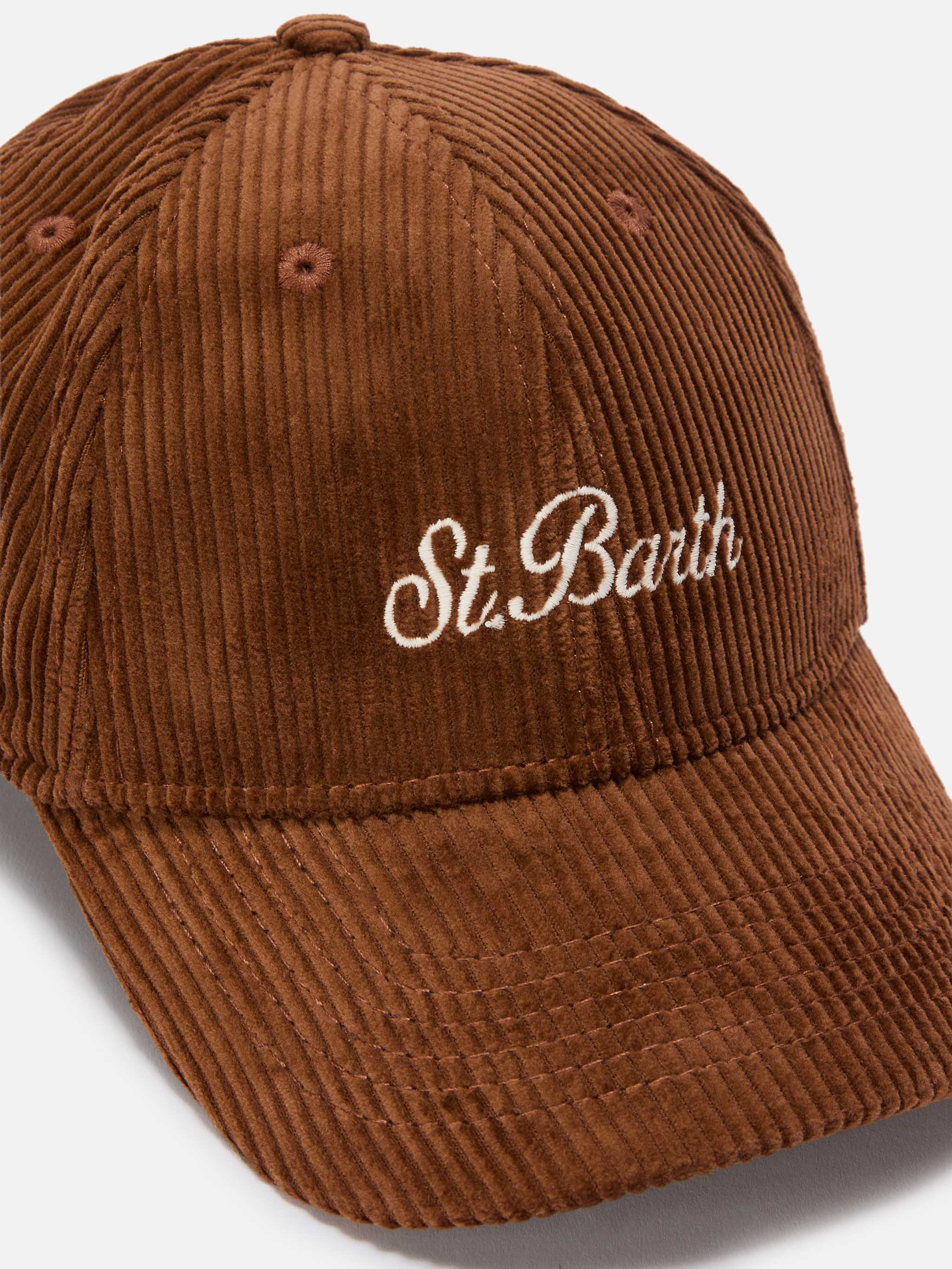 mc2-saint-barth-cappello-baseball-corduroy-velluto-coste-cammello image 2