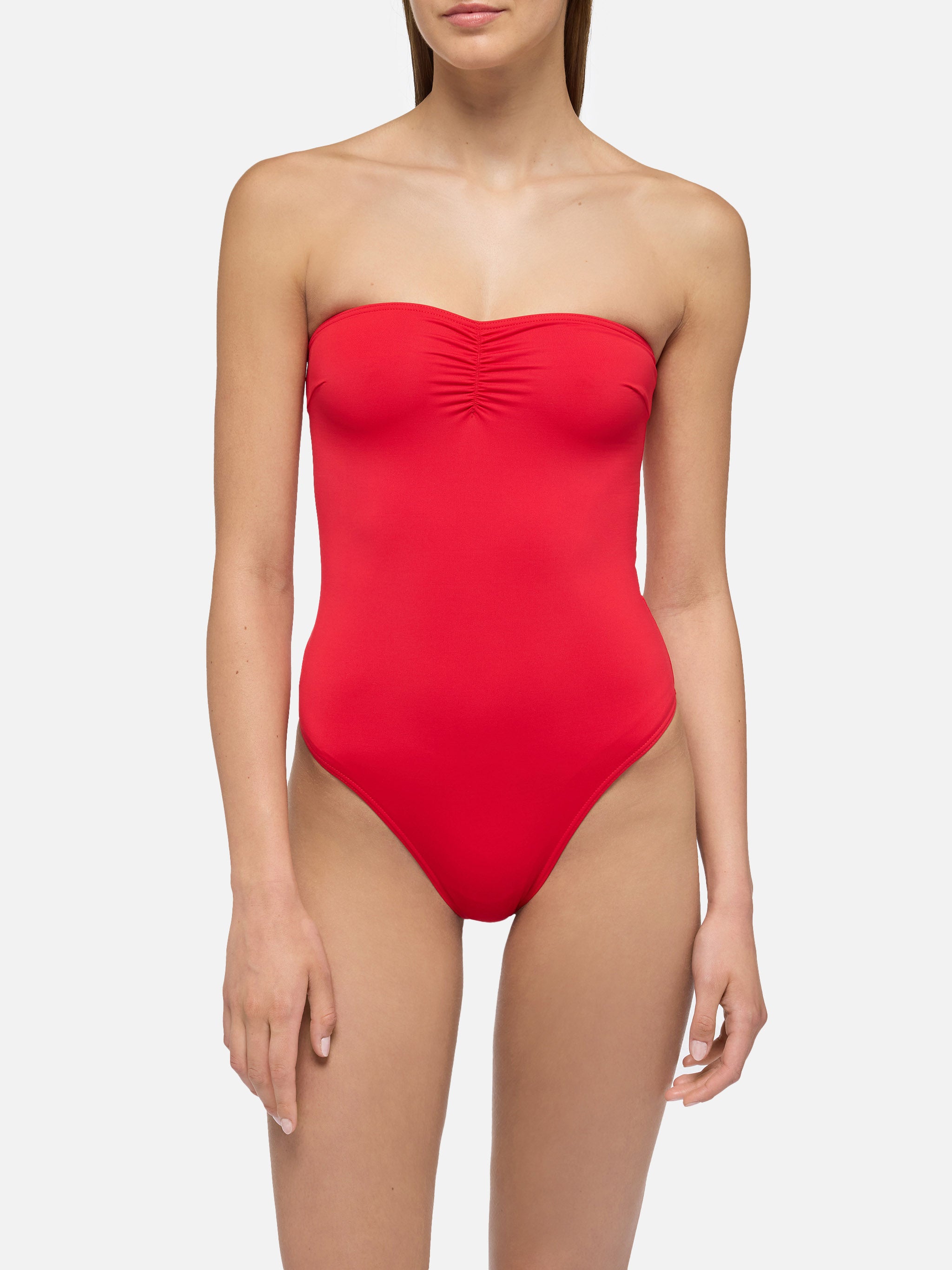 mc2-saint-barth-costume-intero-soleil-senza-spalline-rosso image 2