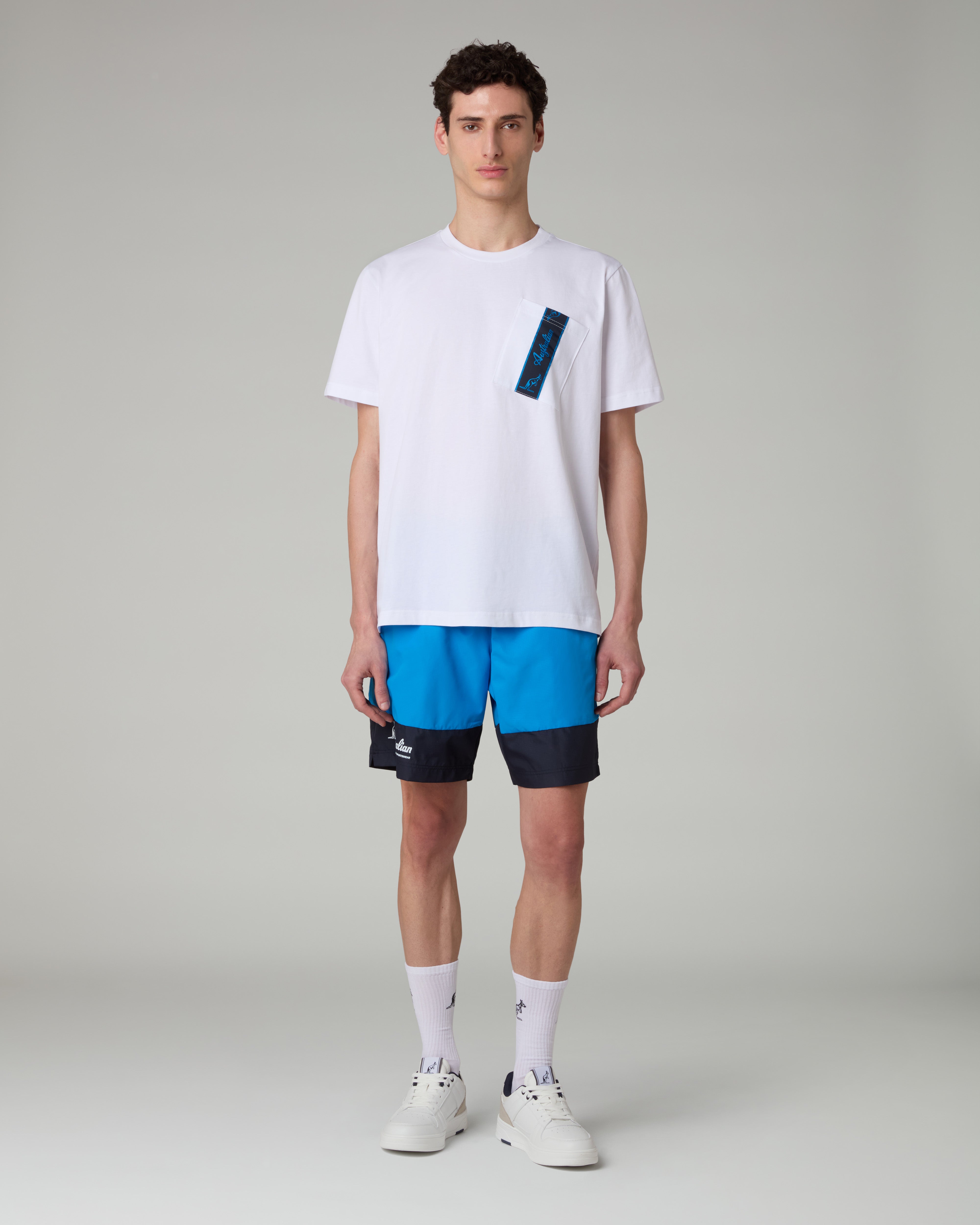 australian-pocket-t-shirt-t-shirt-cotone-bianca-con-tasca image 2