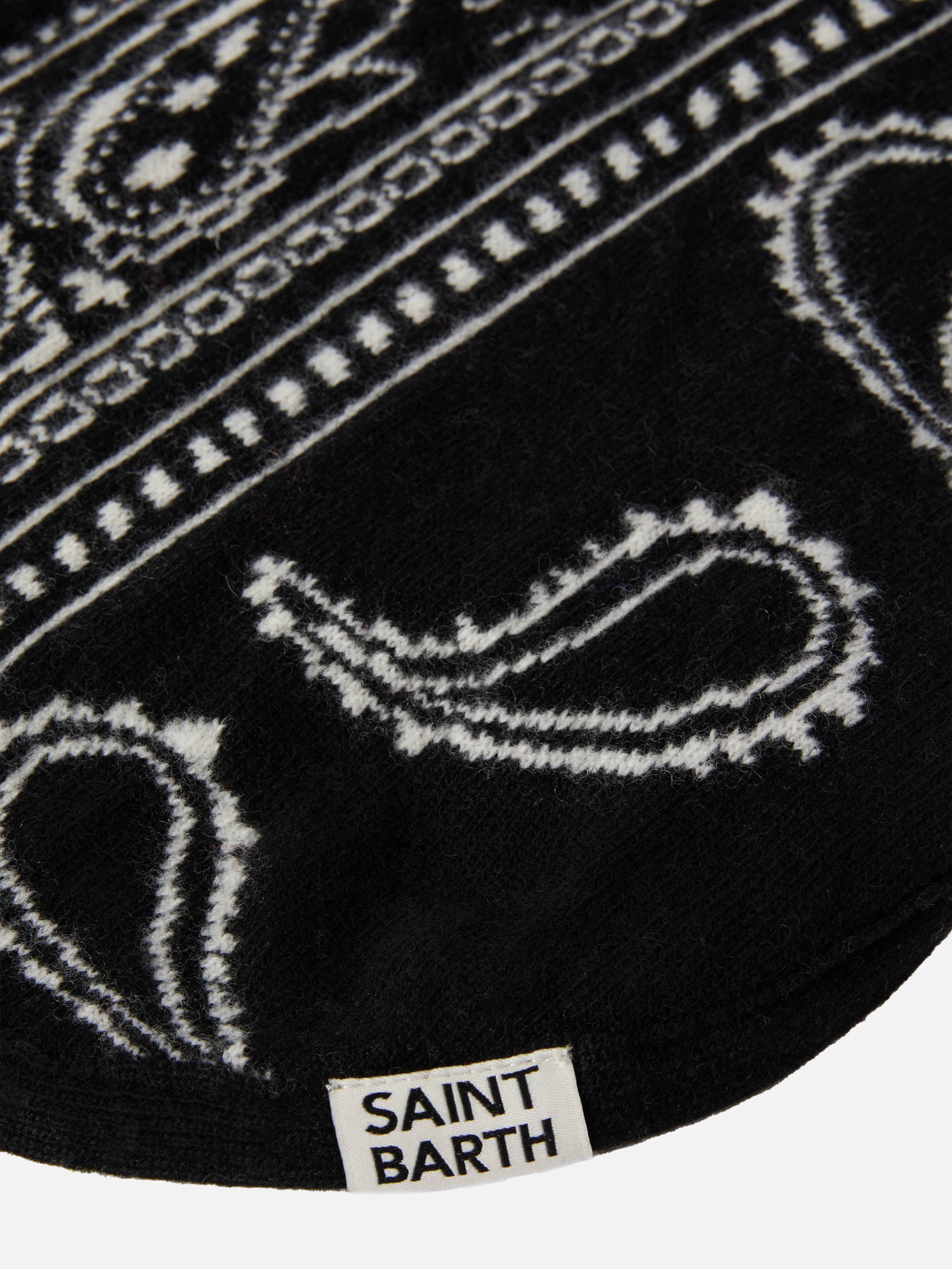 mc2-saint-barth-maglioncino-cane-dolcevita-stampa-bandana-nero image 4