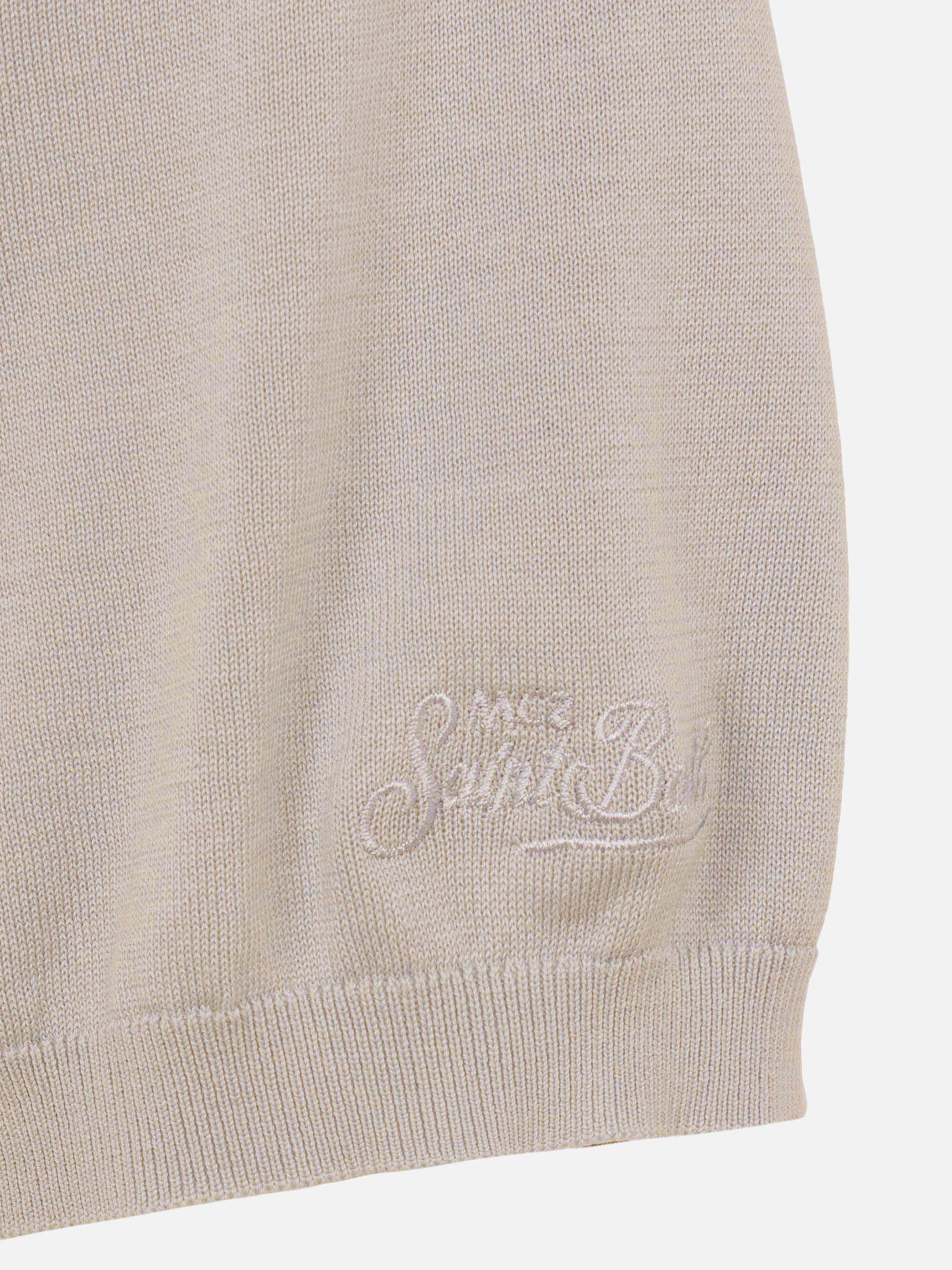 mc2-saint-barth-polo-sloan-uomo-in-maglia-seta-e-cotone-beige image 7