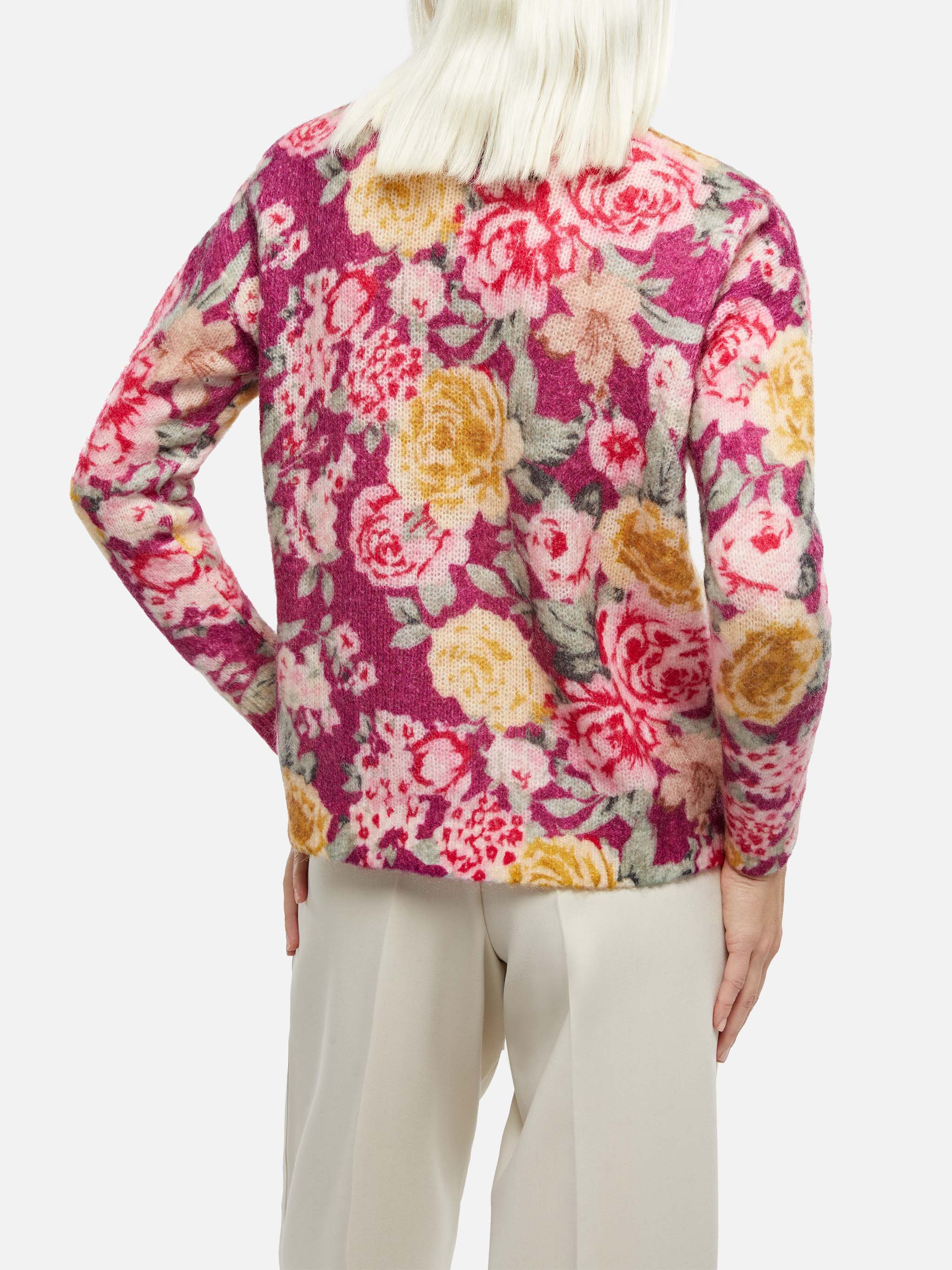 mc2-saint-barth-maglione-louise-donna-in-misto-cashmere-stampa-floreale image 3
