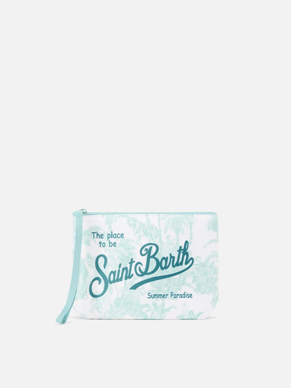 mc2-saint-barth-aline-pochette-scuba-toile-de-jouy-verde image 1