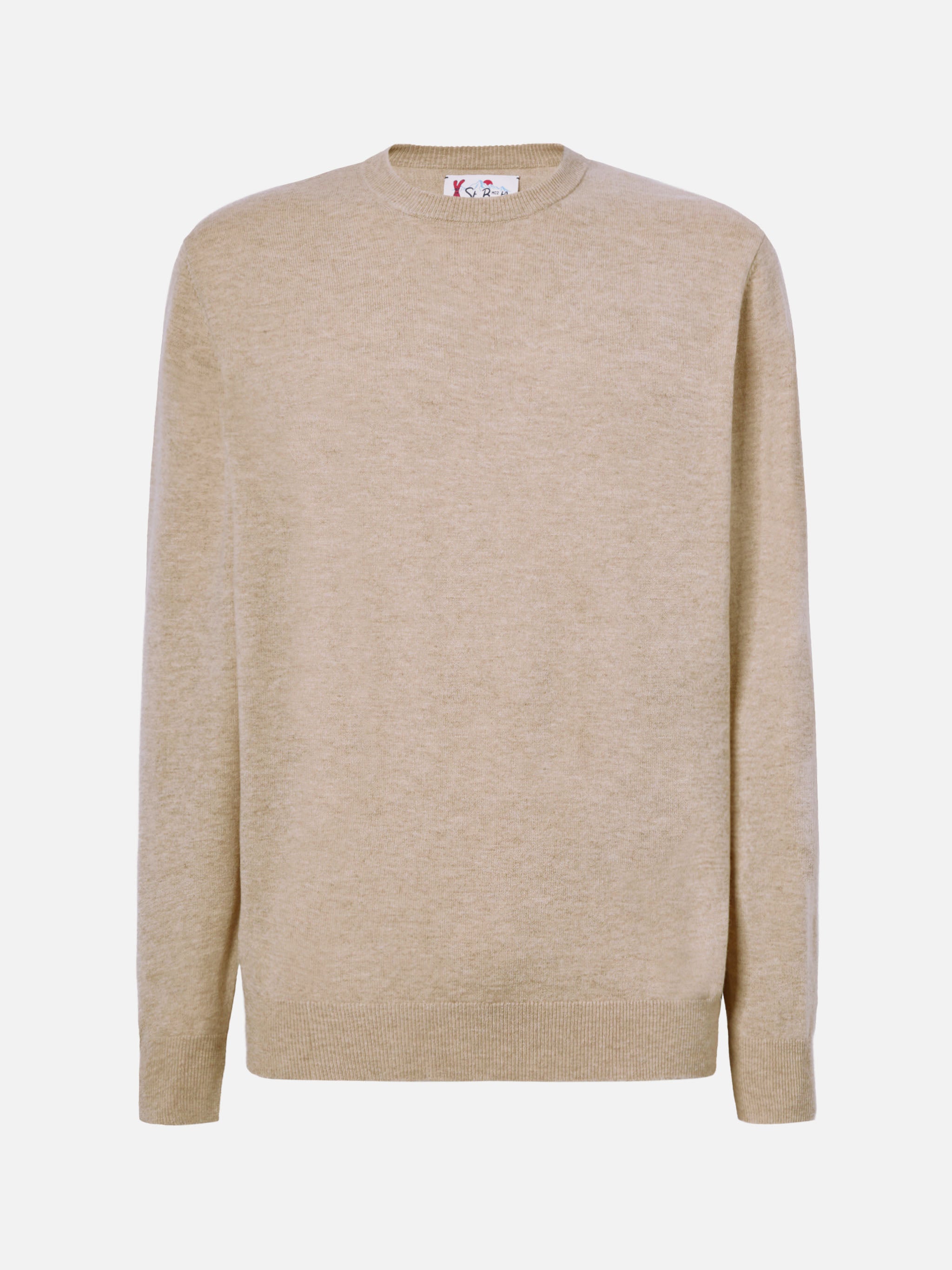 mc2-saint-barth-maglione-regent-girocollo-lana-merino-e-cashmere-kaki image 5