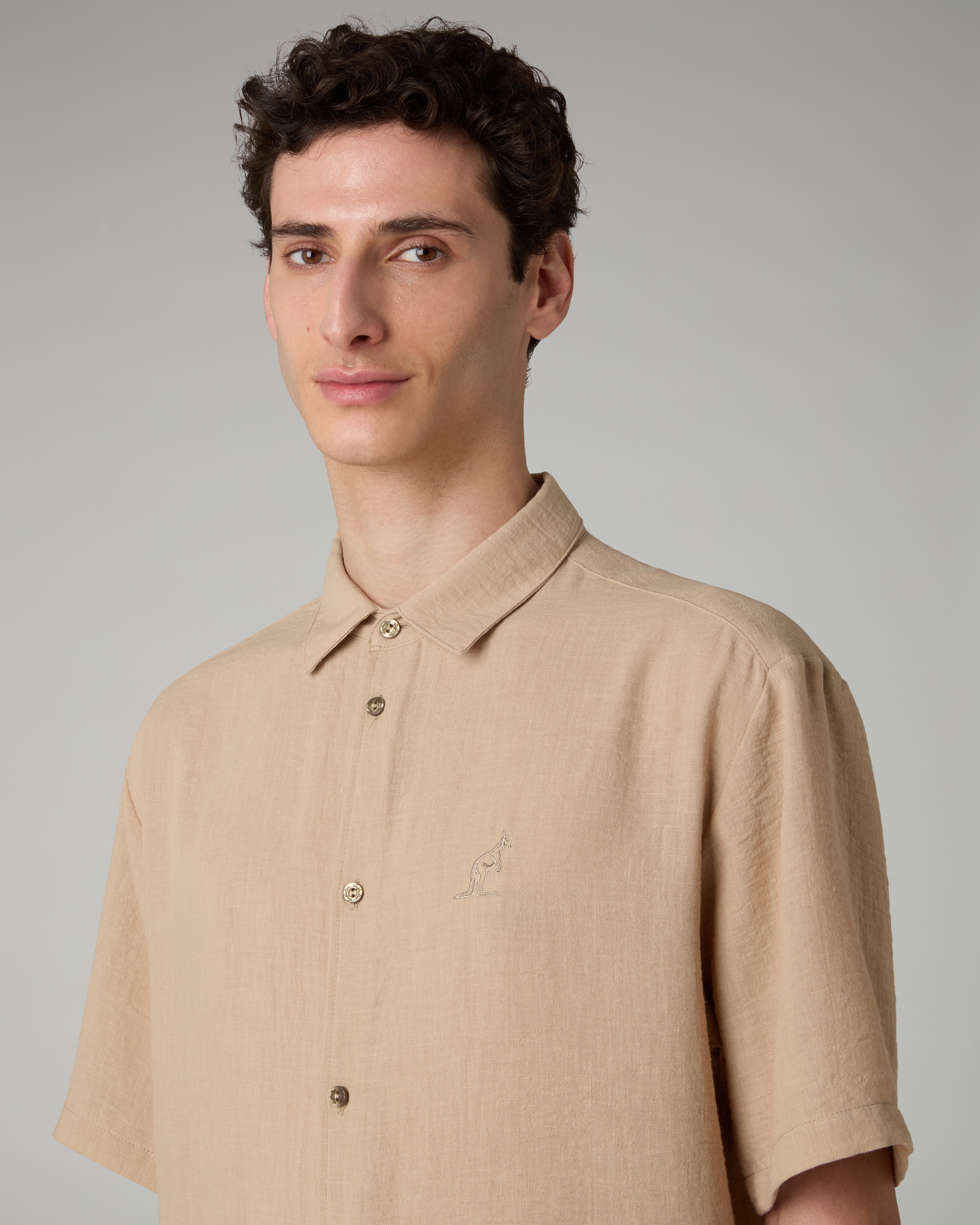 australian-doric-shirt-camicia-manica-corta-kaki image 4