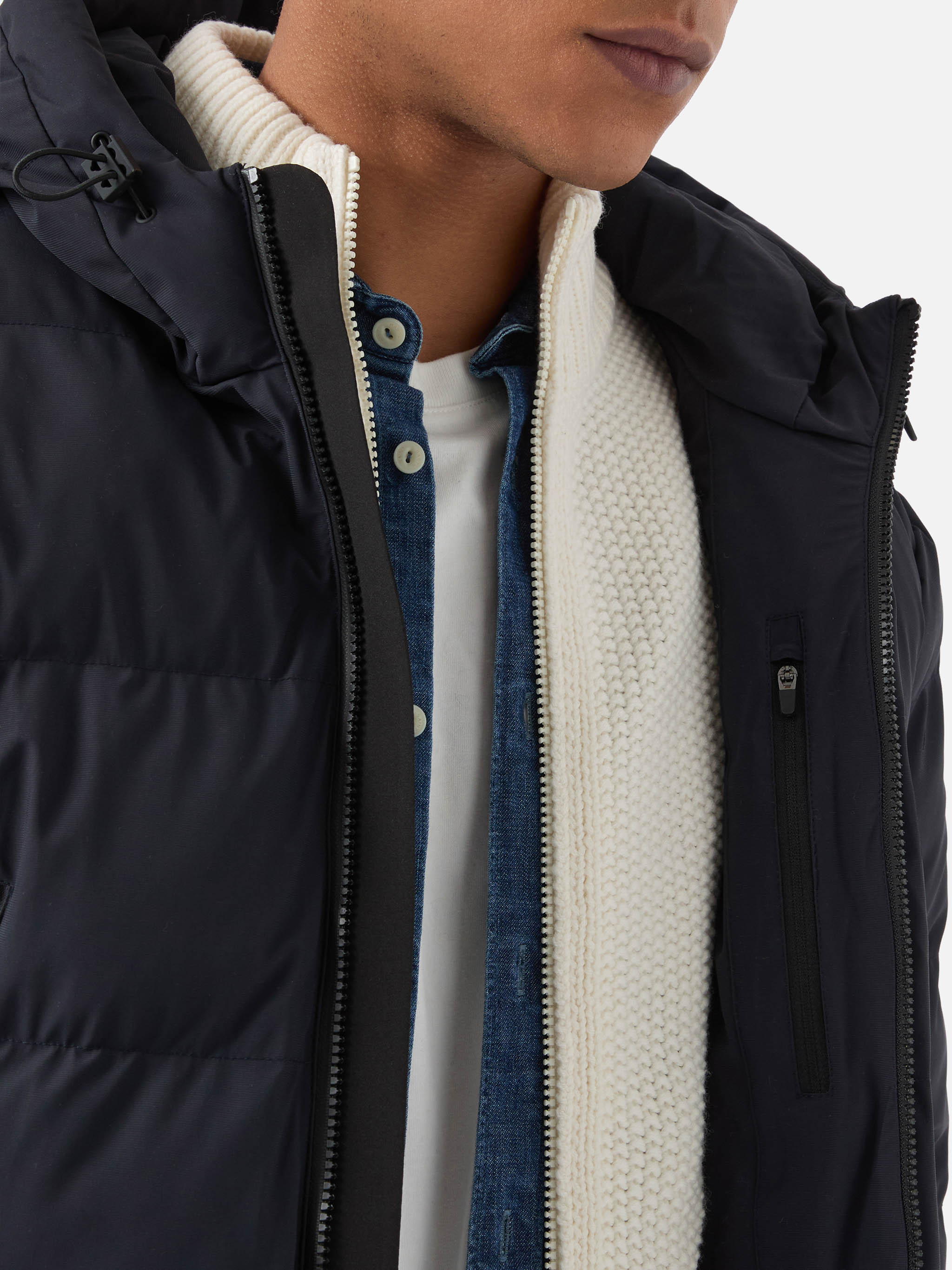 mc2-saint-barth-giacca-maier-imbottita-con-cappuccio-blu-navy-da-uomo image 6