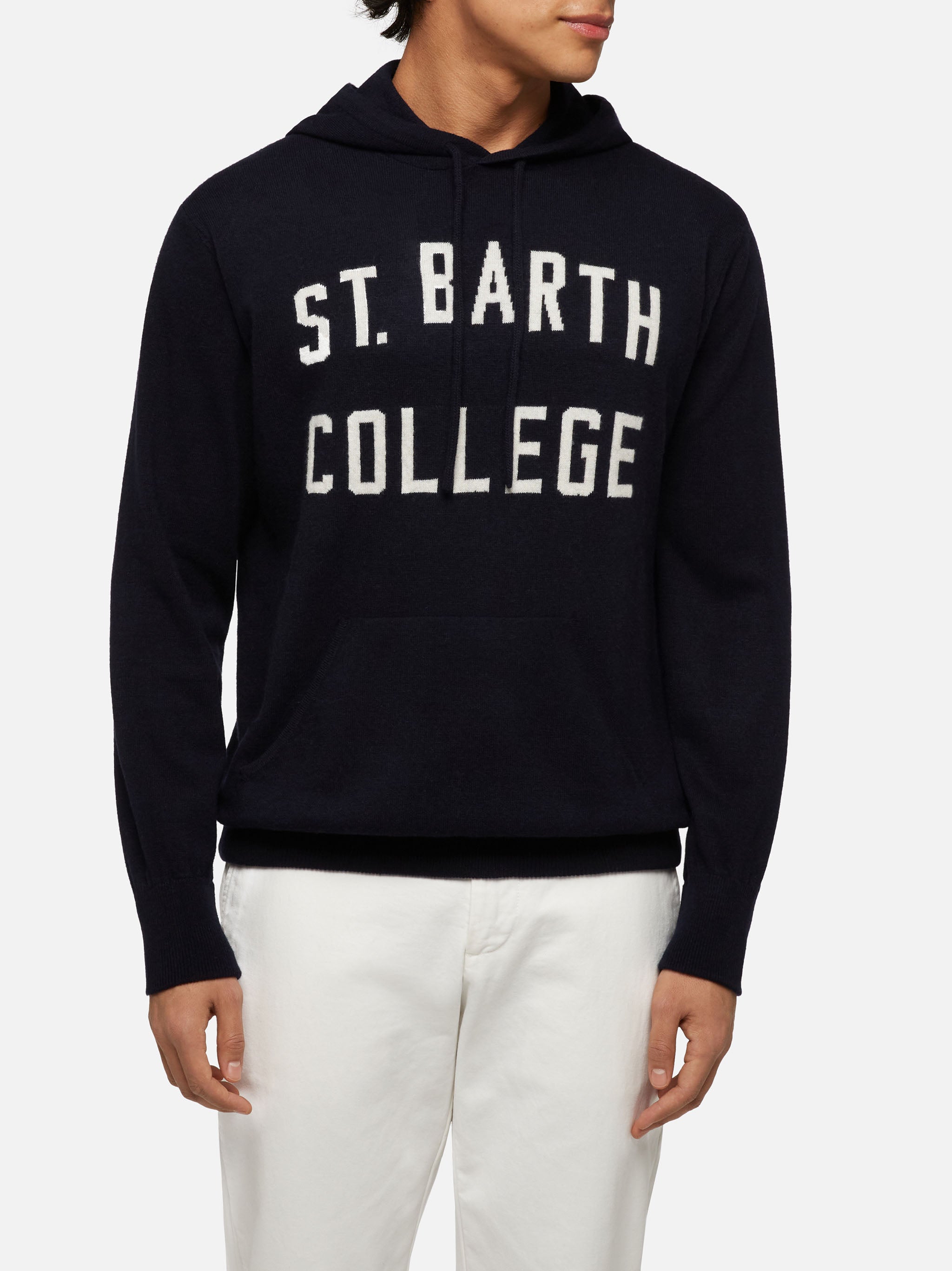 mc2-saint-barth-maglione-con-cappuccio-in-misto-cashmere-wood image 1