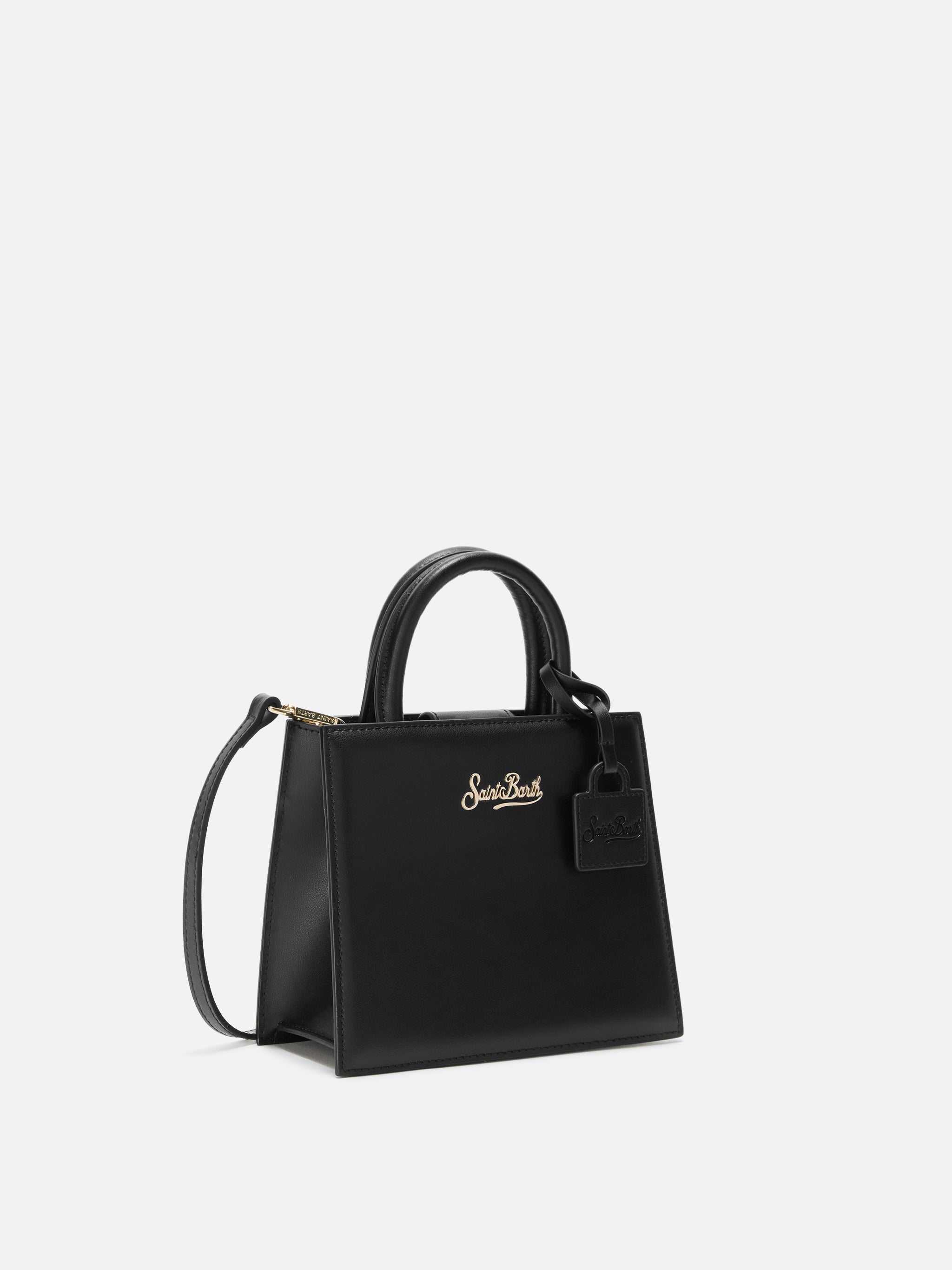 mc2-saint-barth-shop-bag-mini-borsa-a-mano-pelle-nera-19x16x8-cm image 3