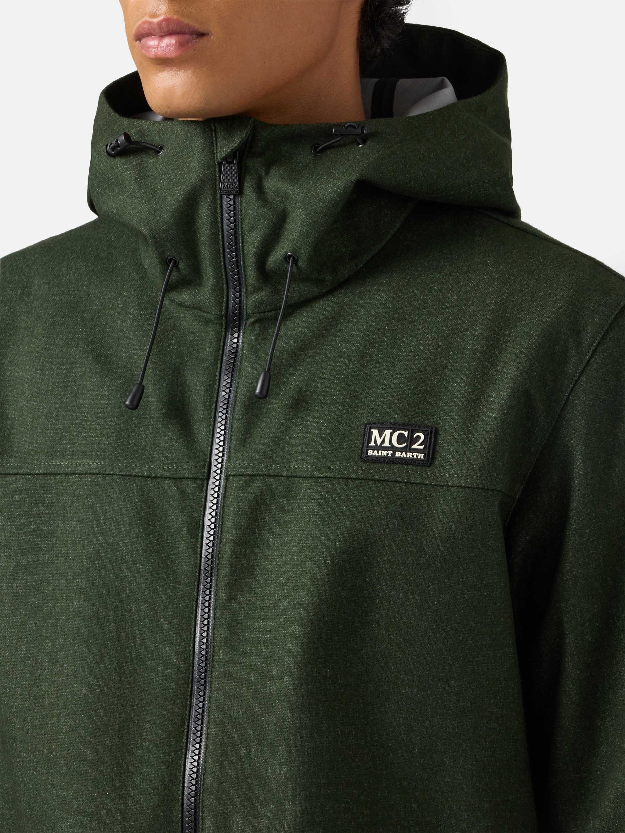 mc2-saint-barth-kauris-pocket-giacca-antivento-con-cappuccio-verde-militare image 3