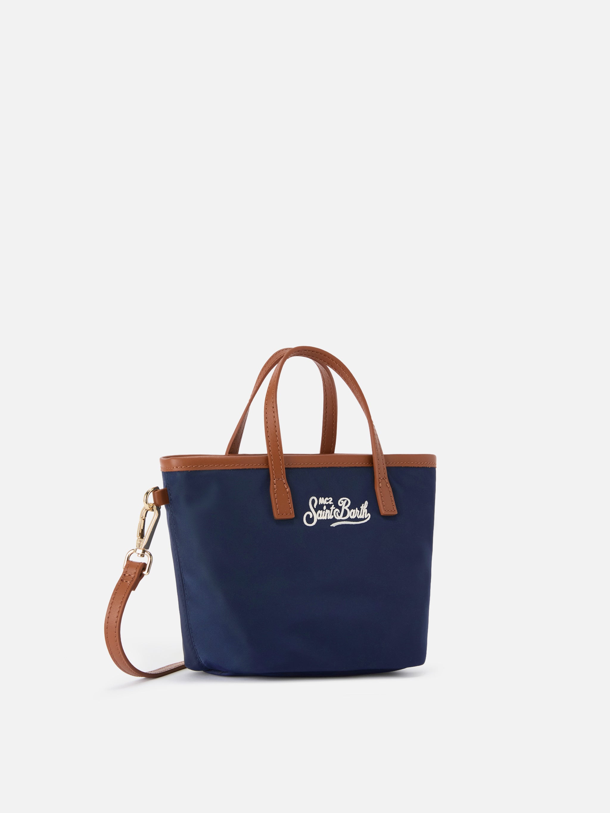 mc2-saint-barth-city-mini-borsa-in-nylon-blu-navy image 3