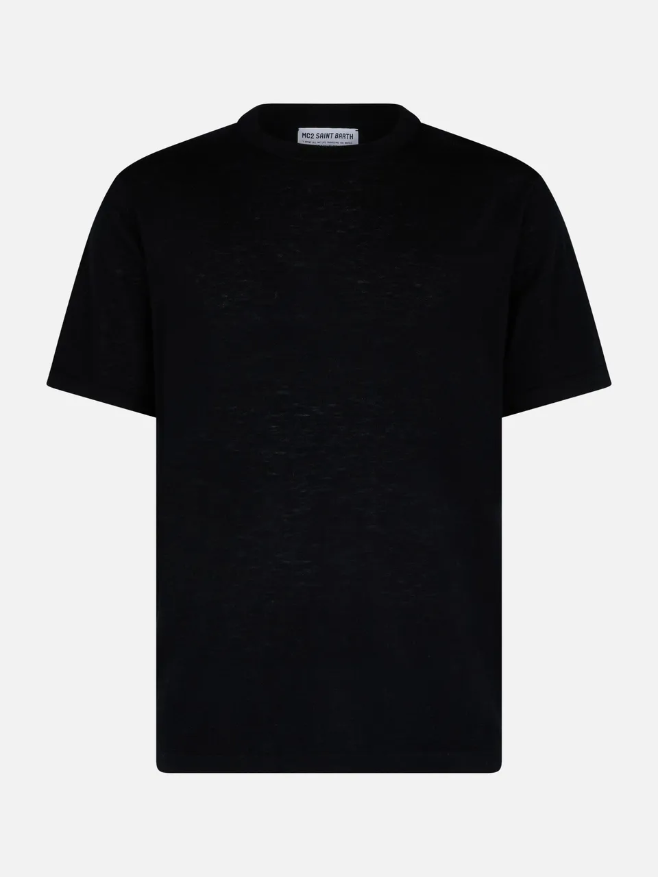 mc2-saint-barth-t-shirt-scotto-in-lana-merino-e-cashmere image 1