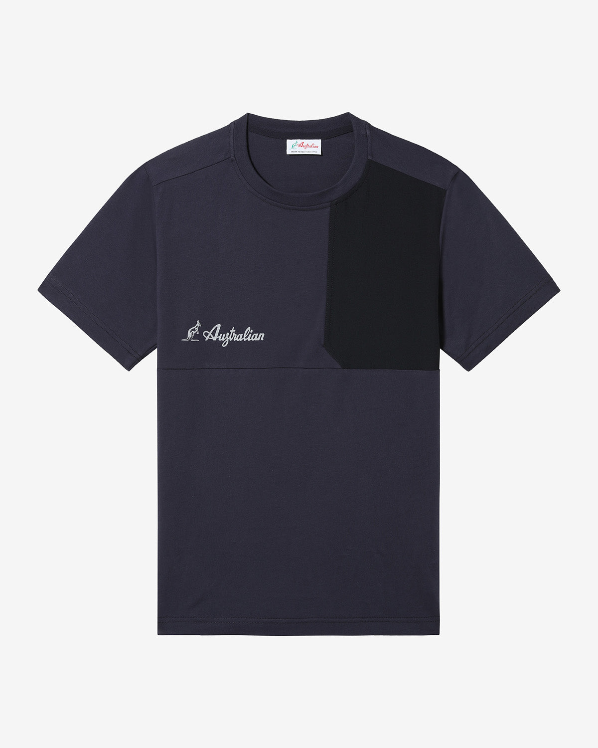 australian-tek-fleece-t-shirt-blu-navy-t-shirt-cotone-regular-fit image 5