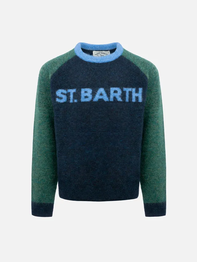 mc2-saint-barth-maglione-girocollo-bambino-douglas-blu-verde-stampa-st-barth image 1