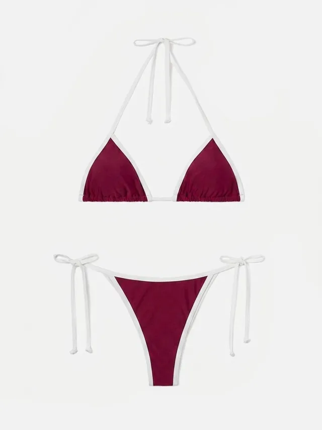 mc2-saint-barth-leah-virgo-string-bikini-bordeaux-profili-bianchi image 1