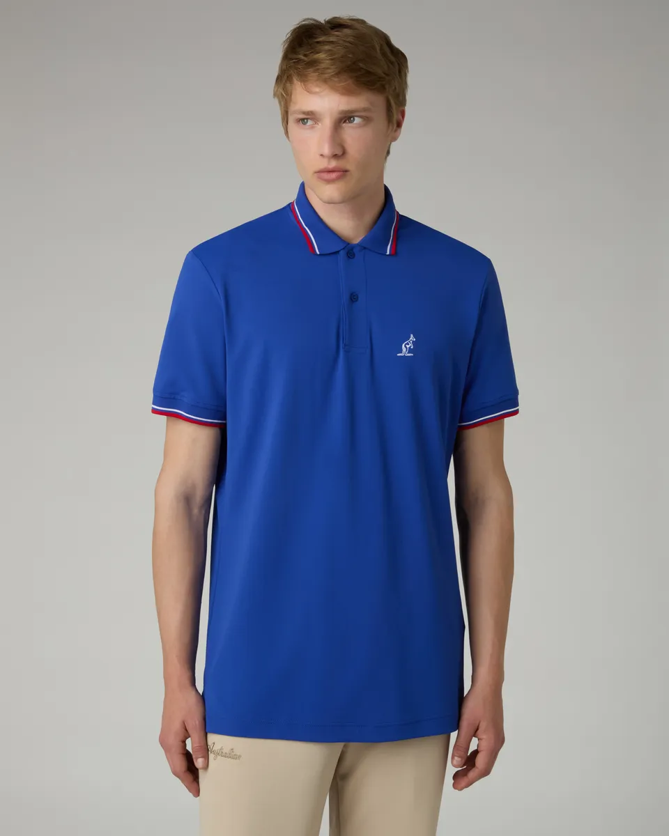 australian-2-stripes-polo-shirt-uomo-piquet-tecnico-bi-elastico image 1